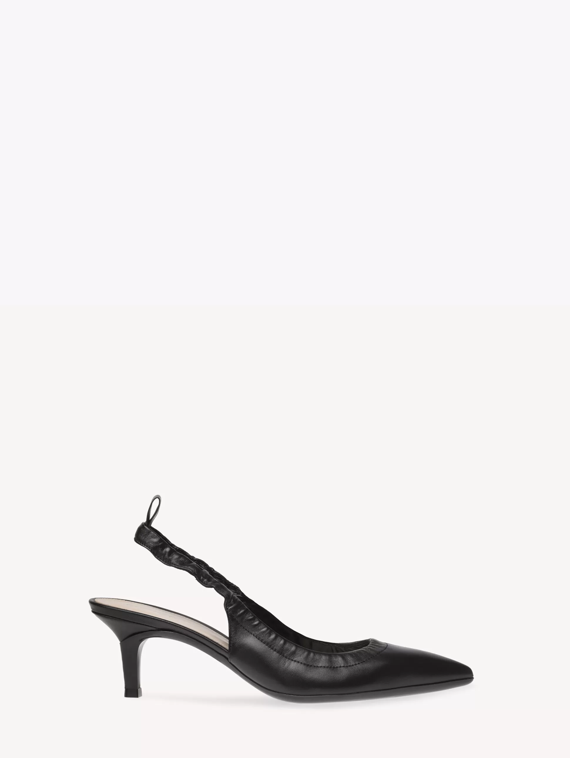 Gianvito Rossi Pumps-ALINA SLINGBACK BLACK LEATHER