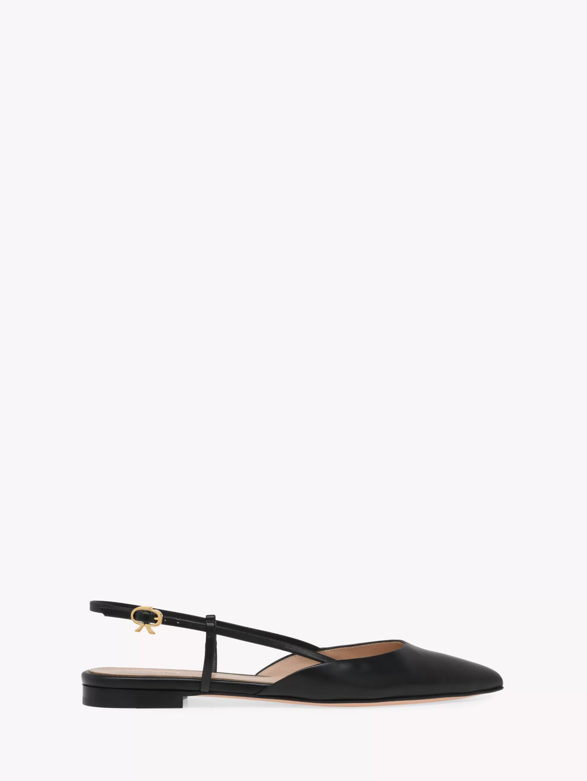 Gianvito Rossi Flats-ASCENT 05 BLACK LEATHER