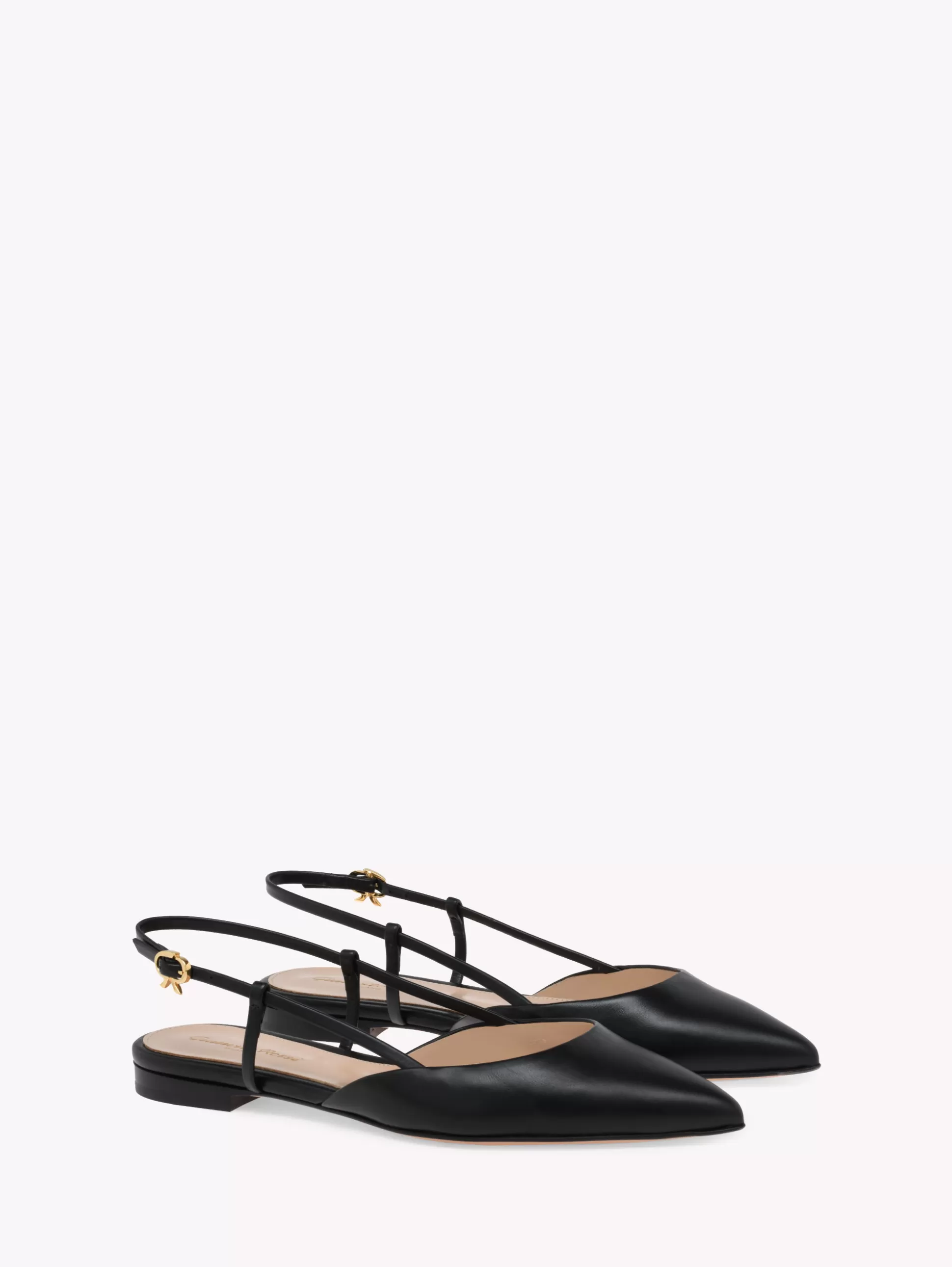 Gianvito Rossi Flats-ASCENT 05 BLACK LEATHER