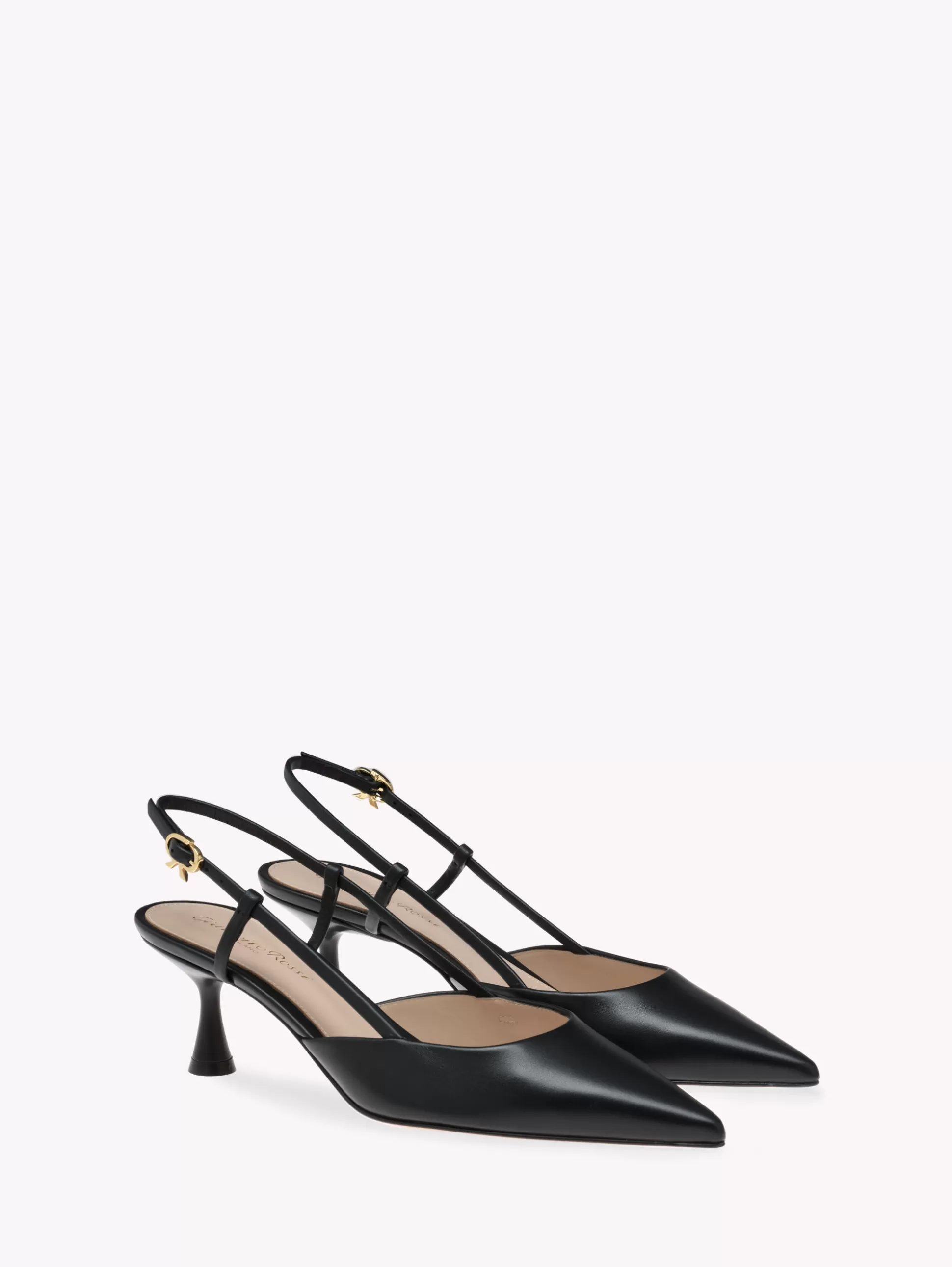 Gianvito Rossi Pumps-ASCENT 55 BLACK LEATHER