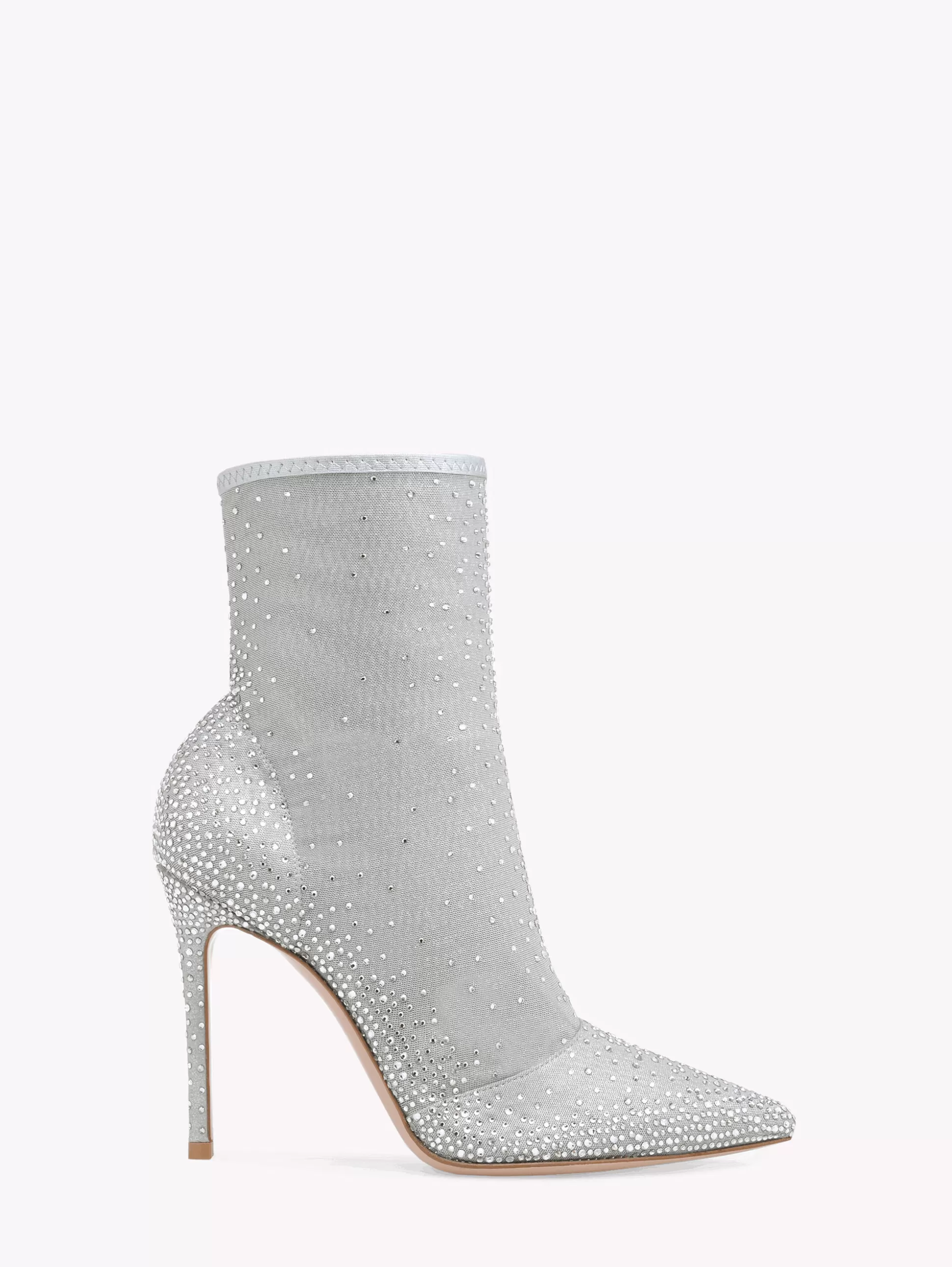 Gianvito Rossi Booties-AURORA SILVER