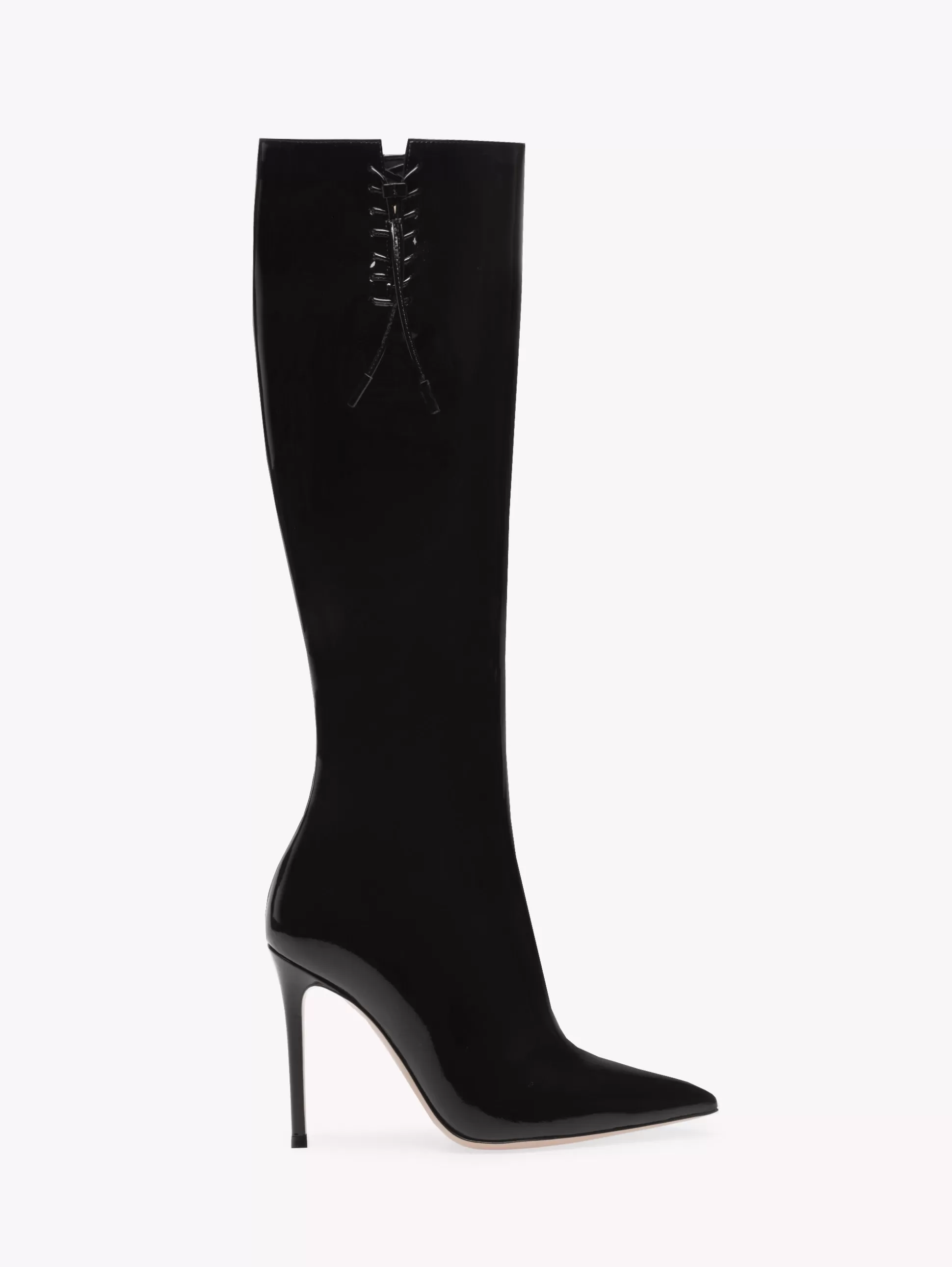 Gianvito Rossi Boots-AVRIL BOOT BLACK PATENT