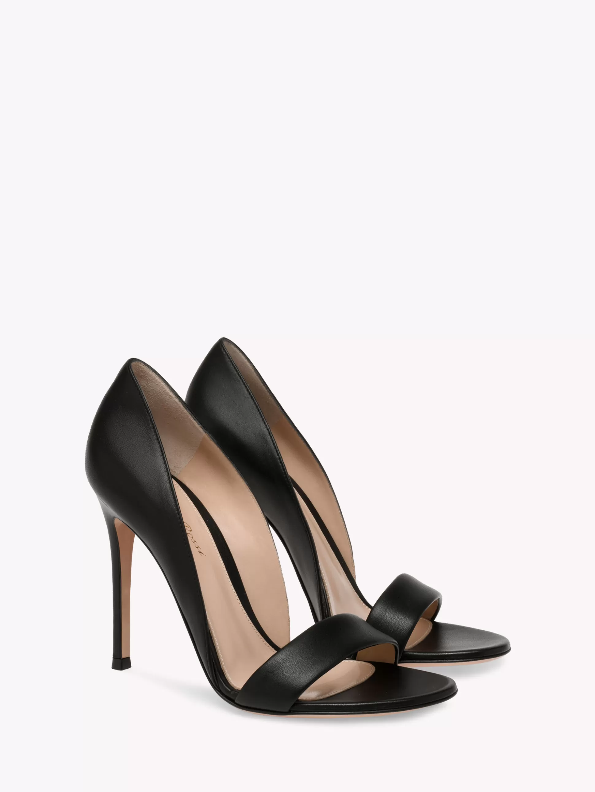 Gianvito Rossi Sandals-BAISER BLACK LEATHER