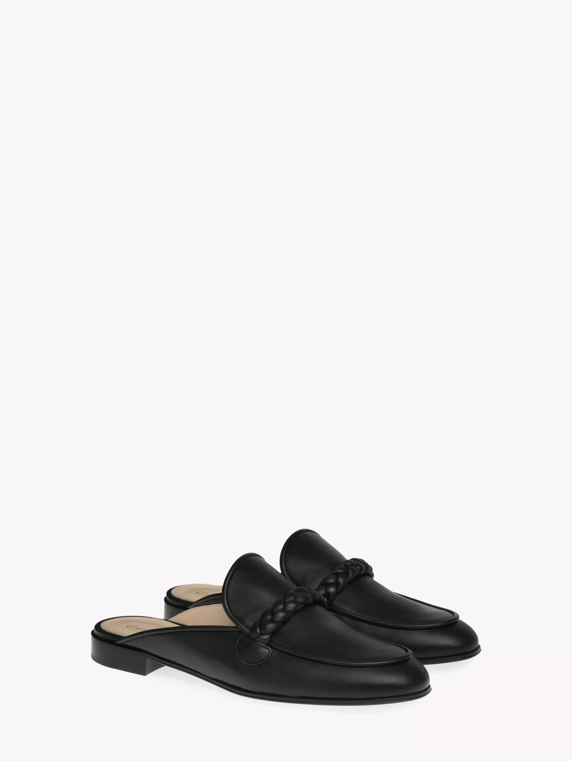 Gianvito Rossi Mules-BELEM MULE BLACK LEATHER