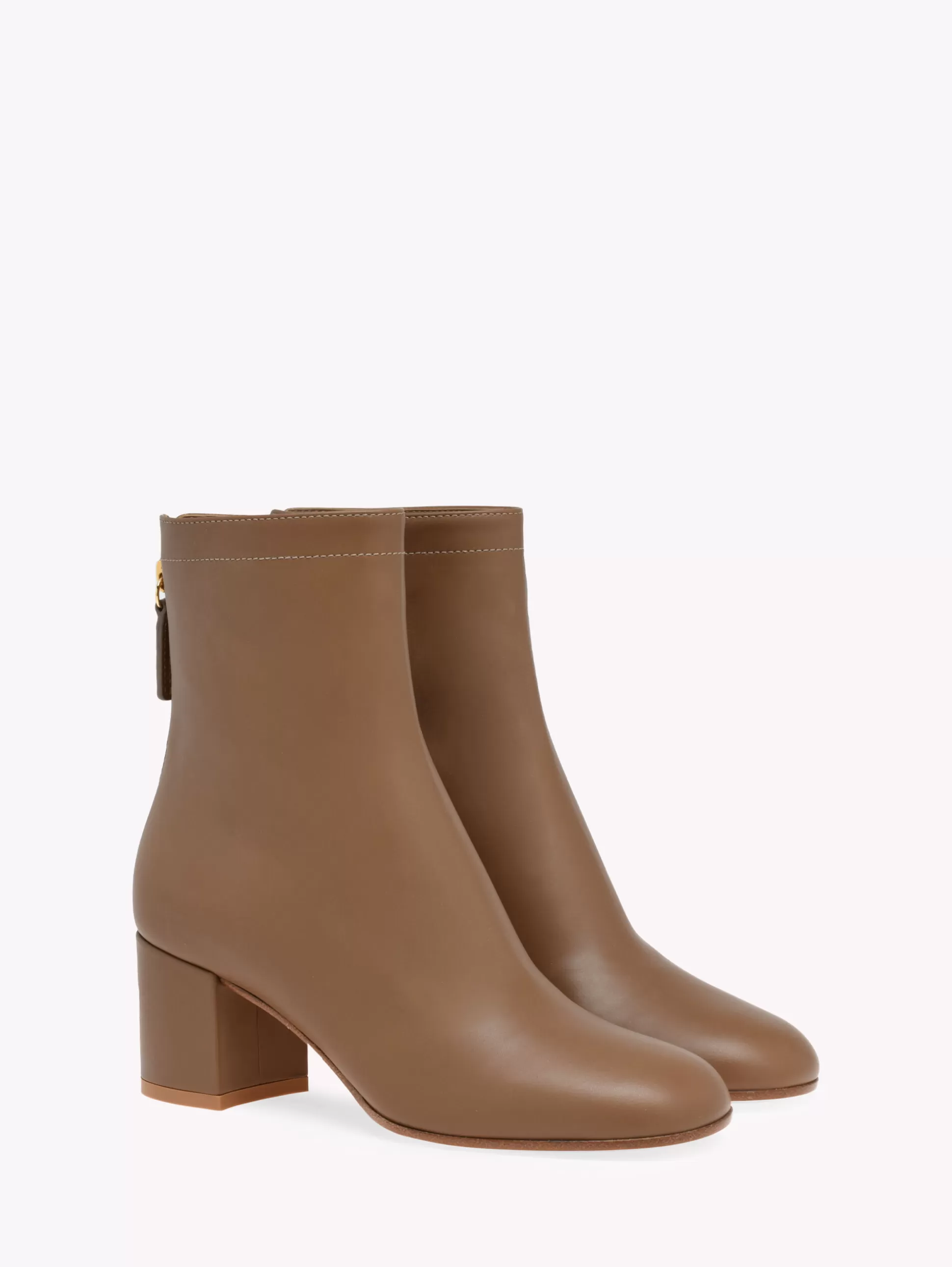 Gianvito Rossi Booties-BELLAMY 60 BROWN