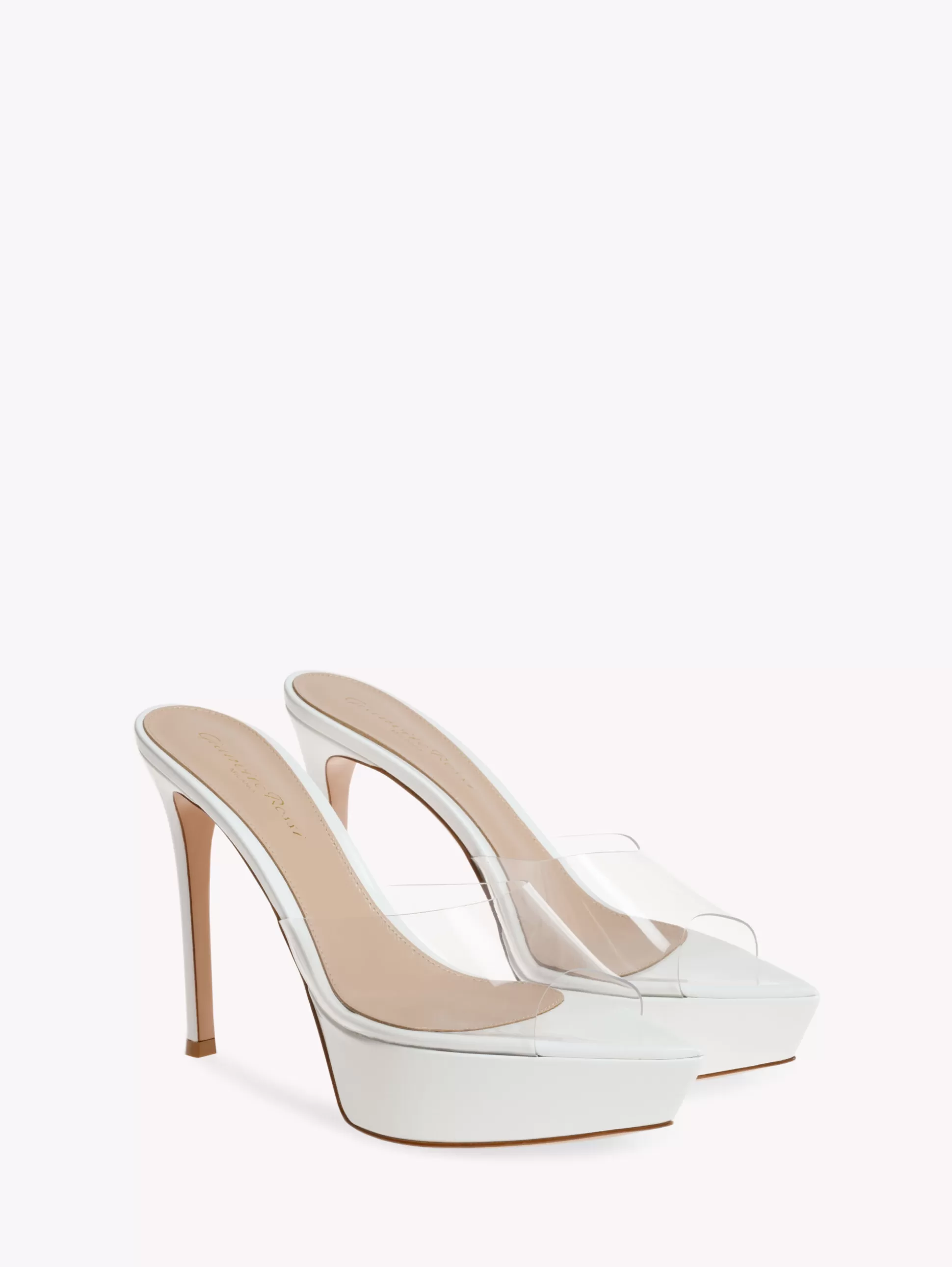 Gianvito Rossi Mules-BETTY WHITE