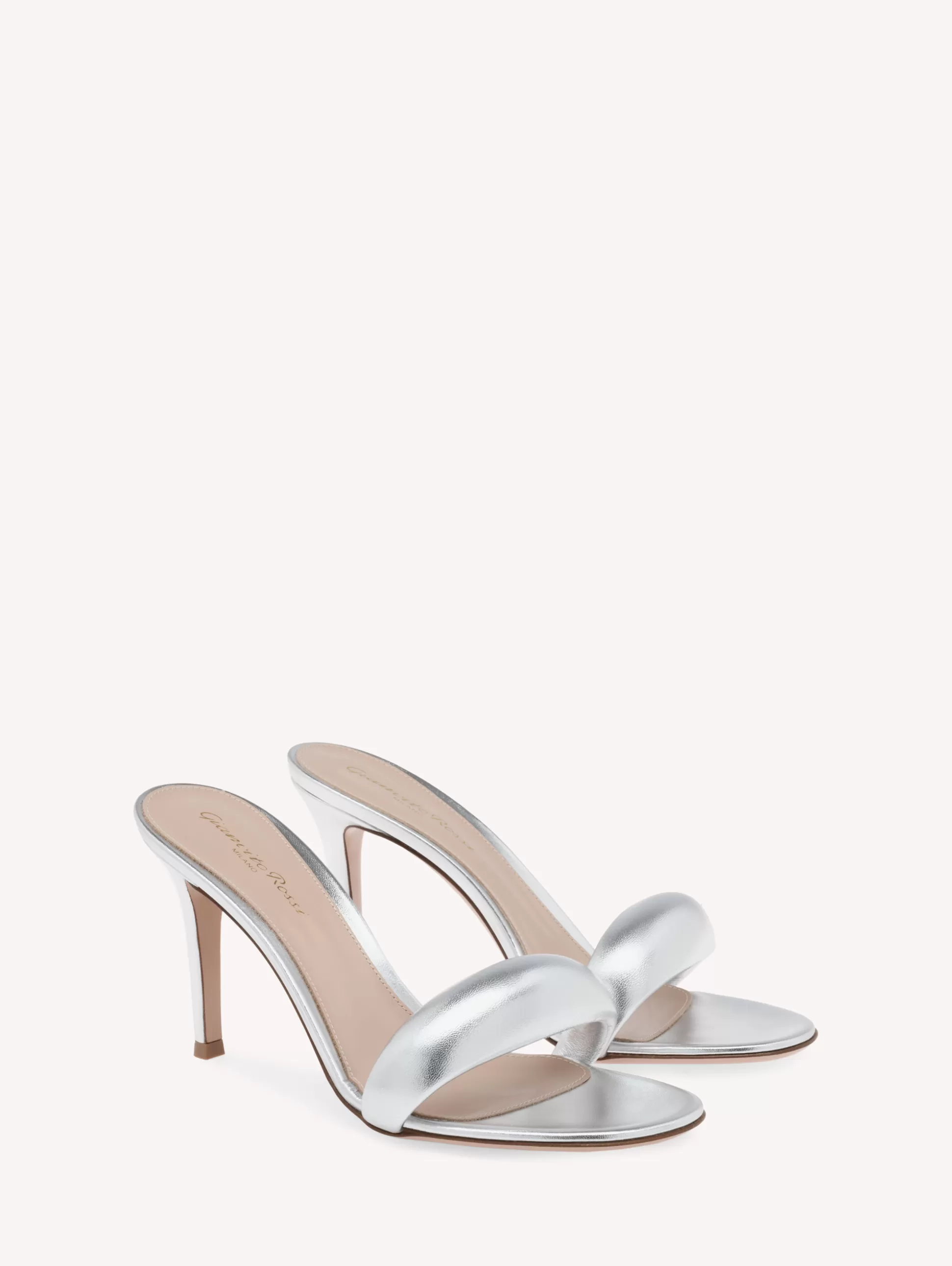 Gianvito Rossi Mules | Bijoux-BIJOUX MULE 85 SILVER