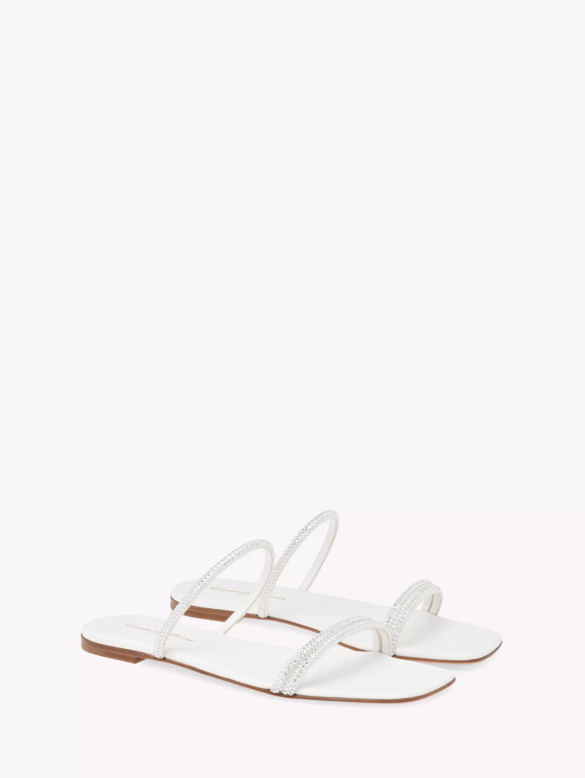 Gianvito Rossi Flats-CANNES 05 WHITE