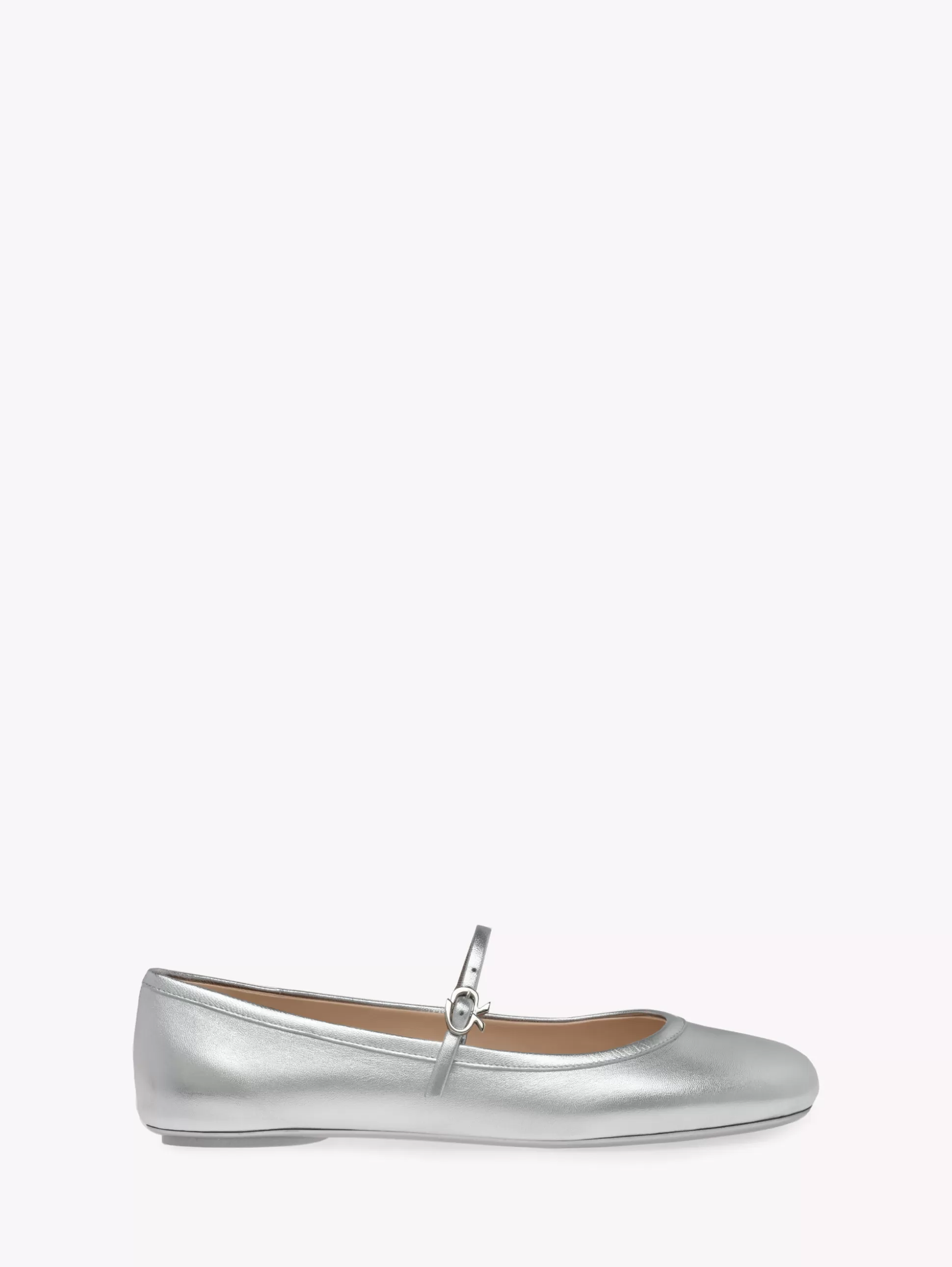 Gianvito Rossi Flats-CARLA SILVER