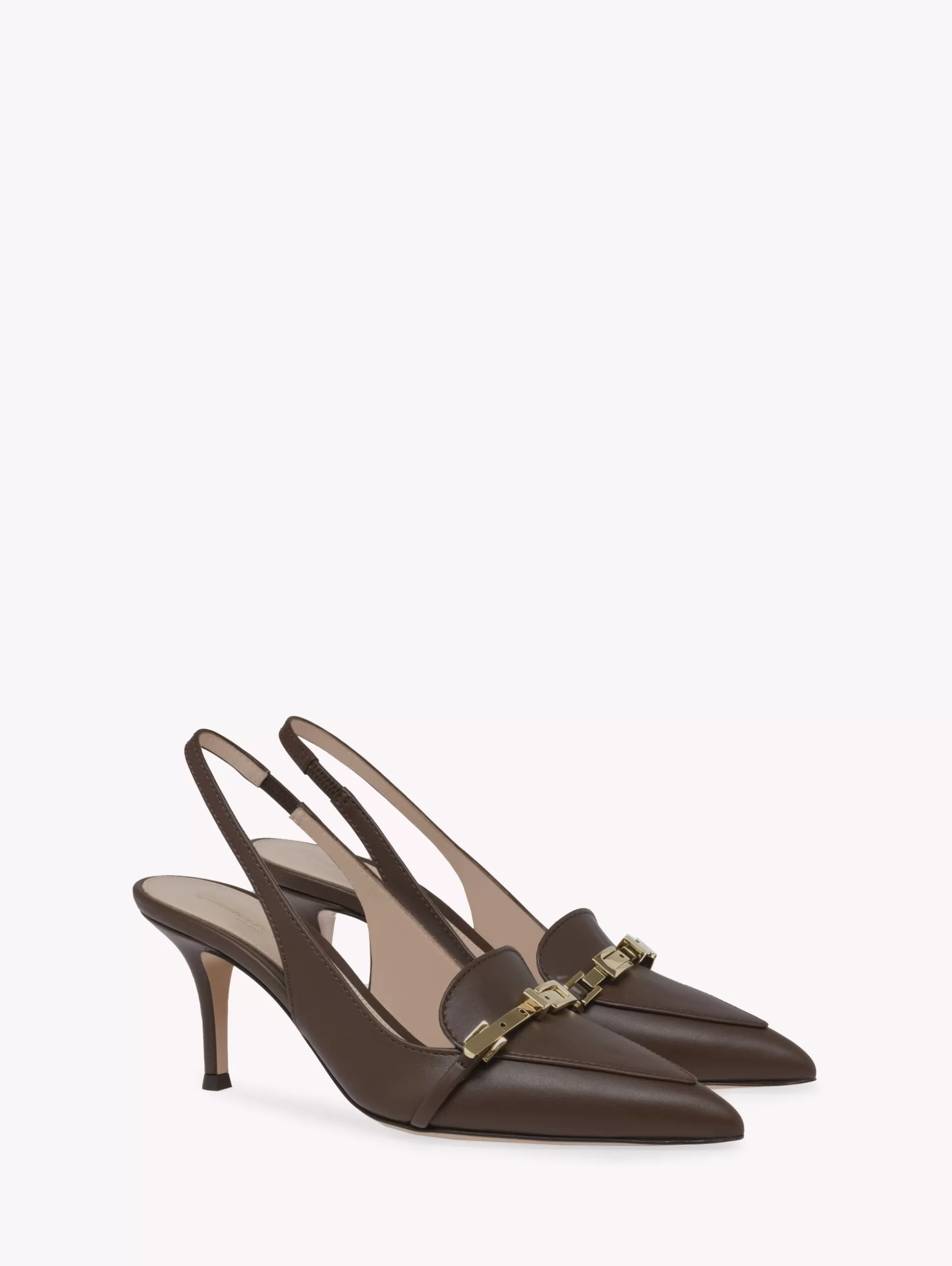 Gianvito Rossi Pumps-CARREY SLING 70 BROWN