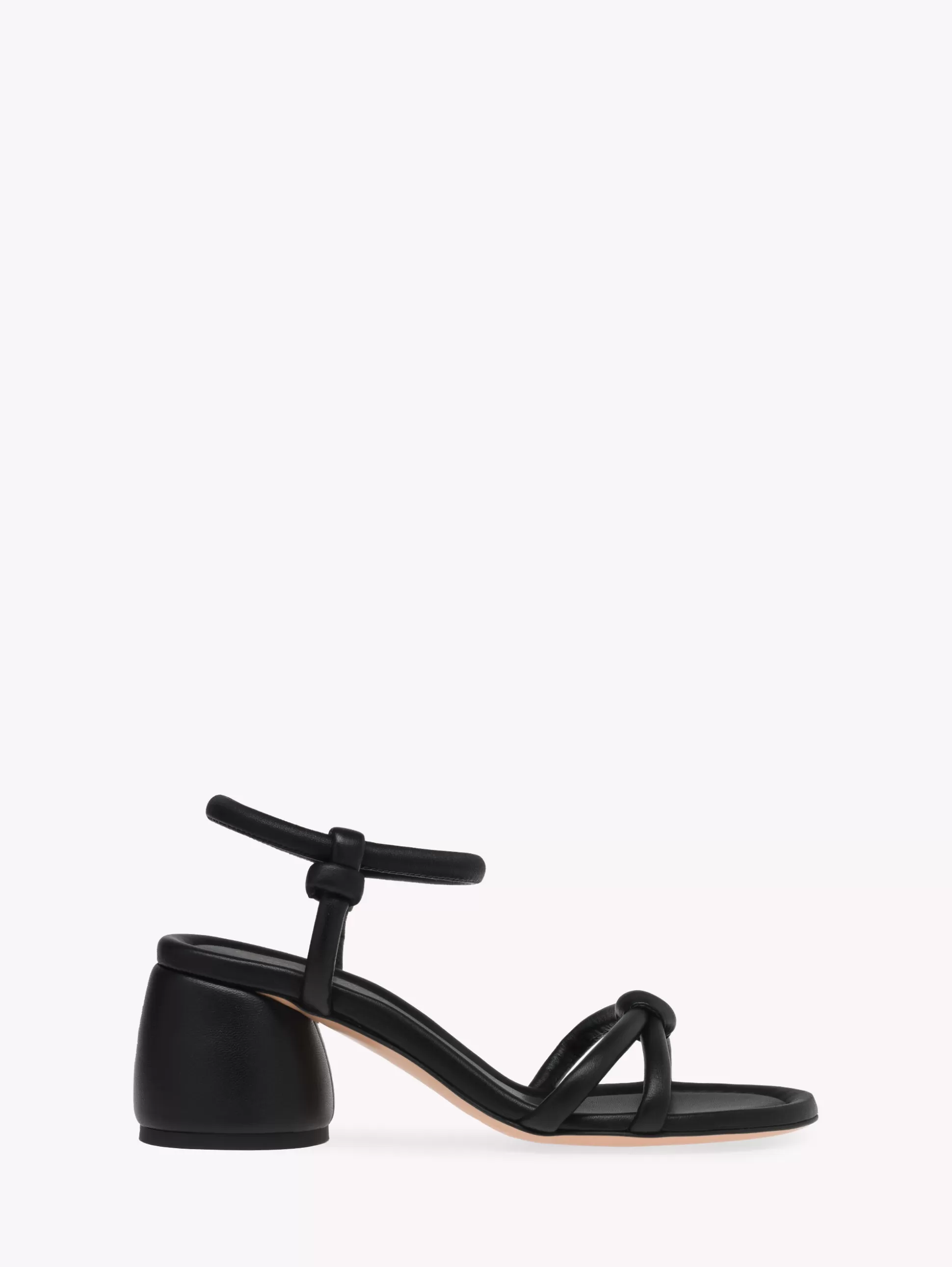 Gianvito Rossi Sandals-CASSIS BLACK LEATHER