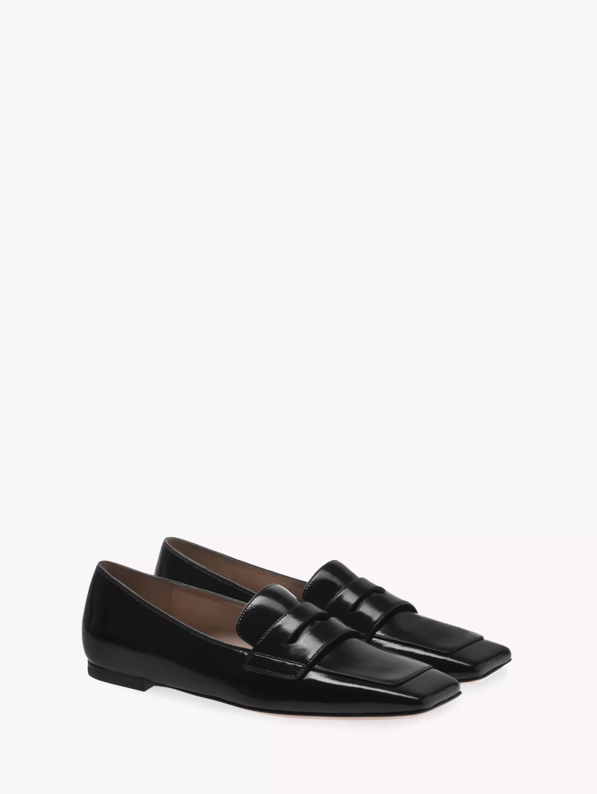 Gianvito Rossi Flats-CHRISTINA LOAFER 05 BLACK