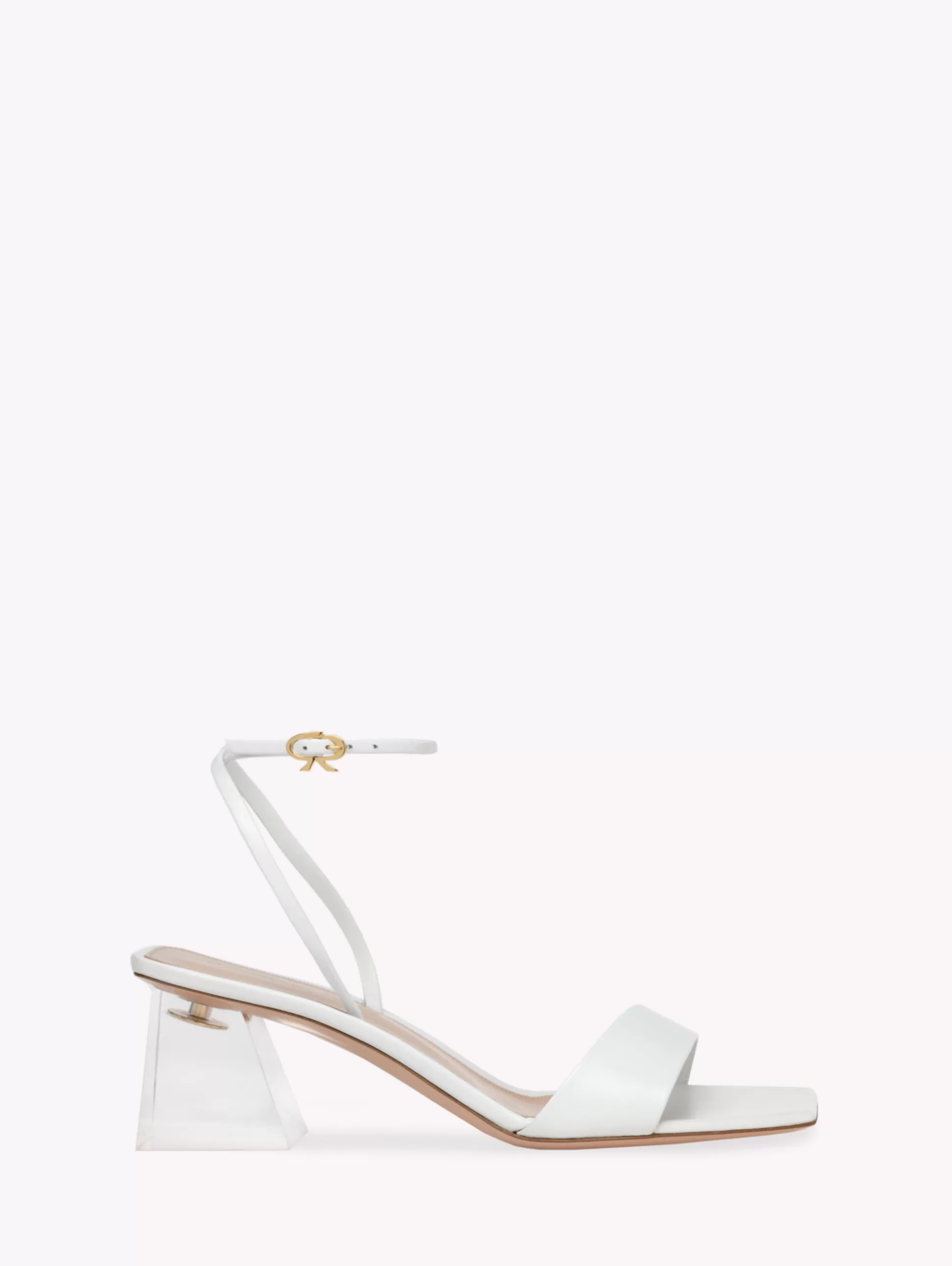 Gianvito Rossi Sandals-COSMIC SANDAL WHITE LEATHER