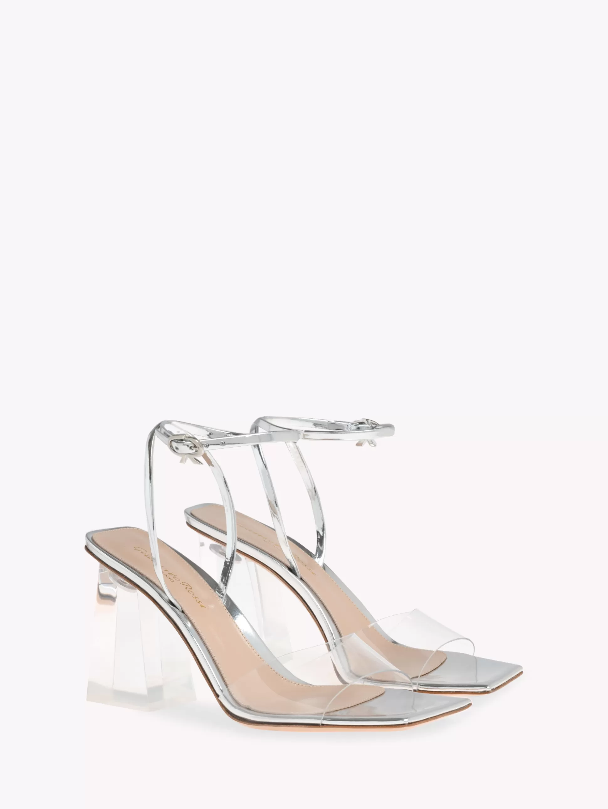 Gianvito Rossi Sandals-COSMIC SANDAL 85 SILVER