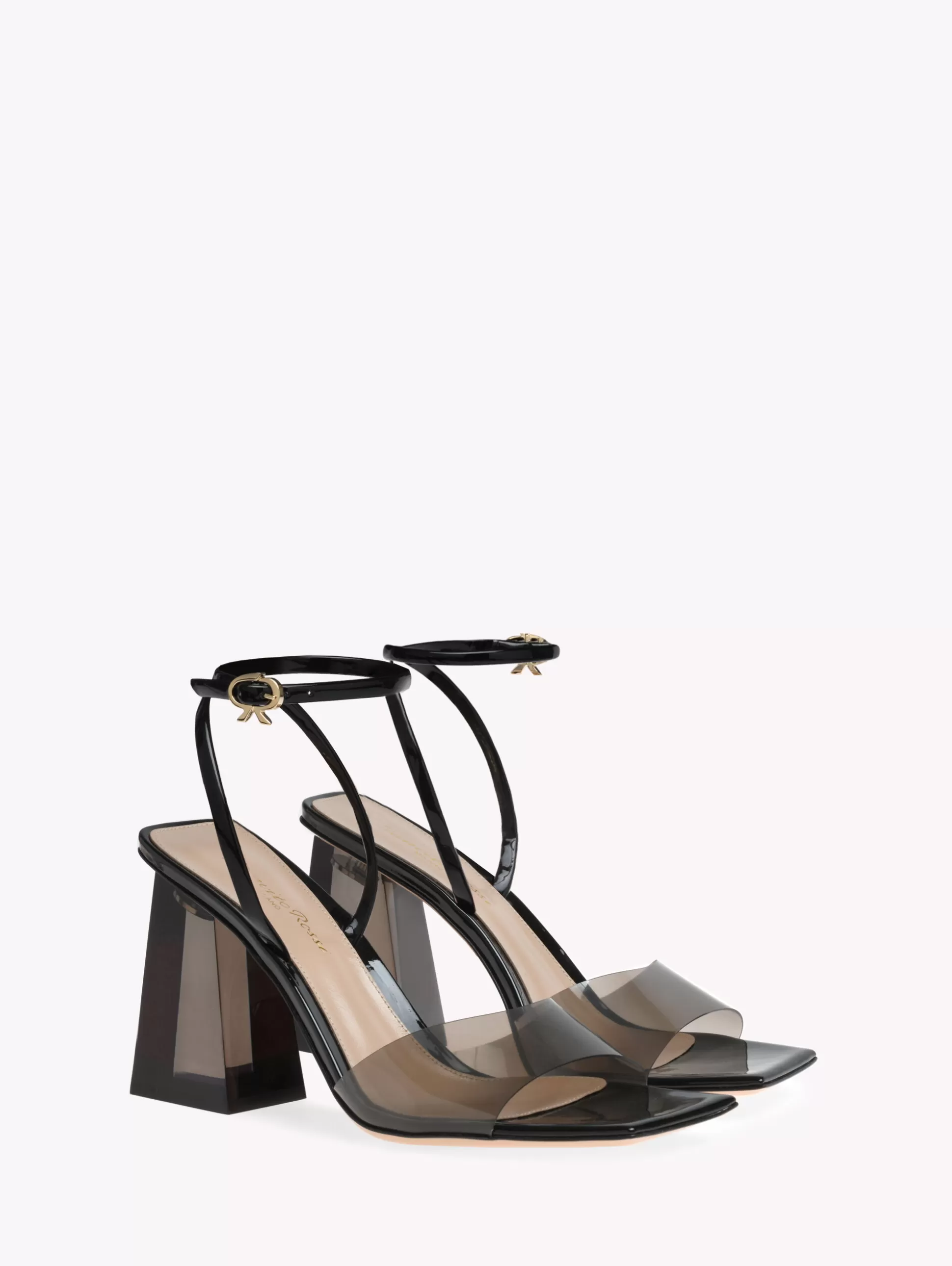 Gianvito Rossi Sandals | Plexi-COSMIC SANDAL 85 BLACK