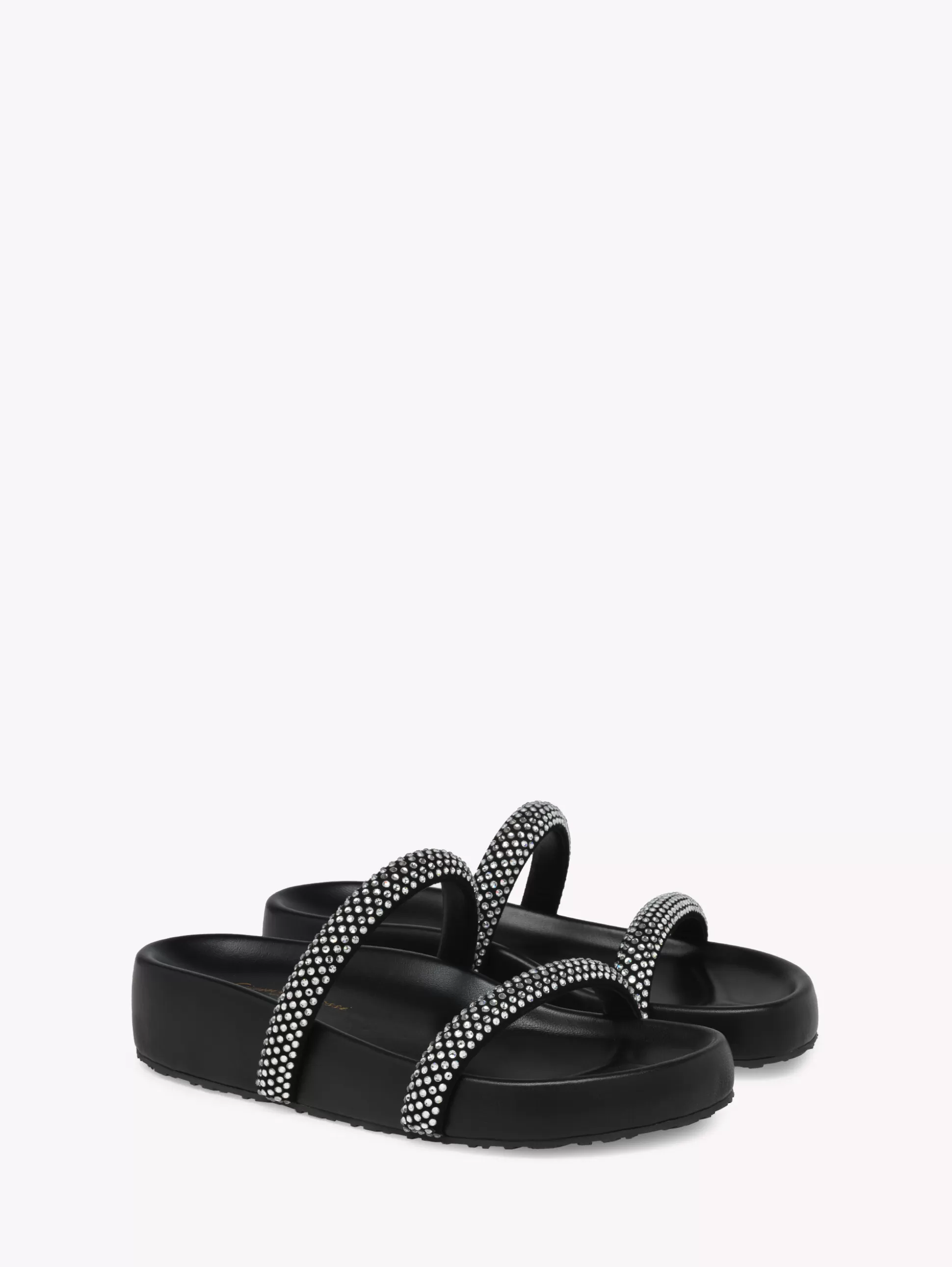 Gianvito Rossi Flats-CROISETTE BLACK