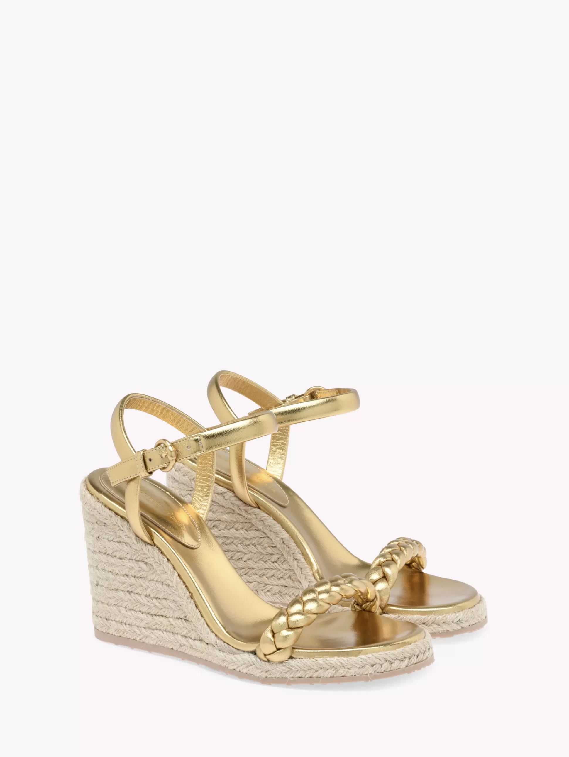 Gianvito Rossi Sandals-CRUZ WEDGE MEKONG GOLD