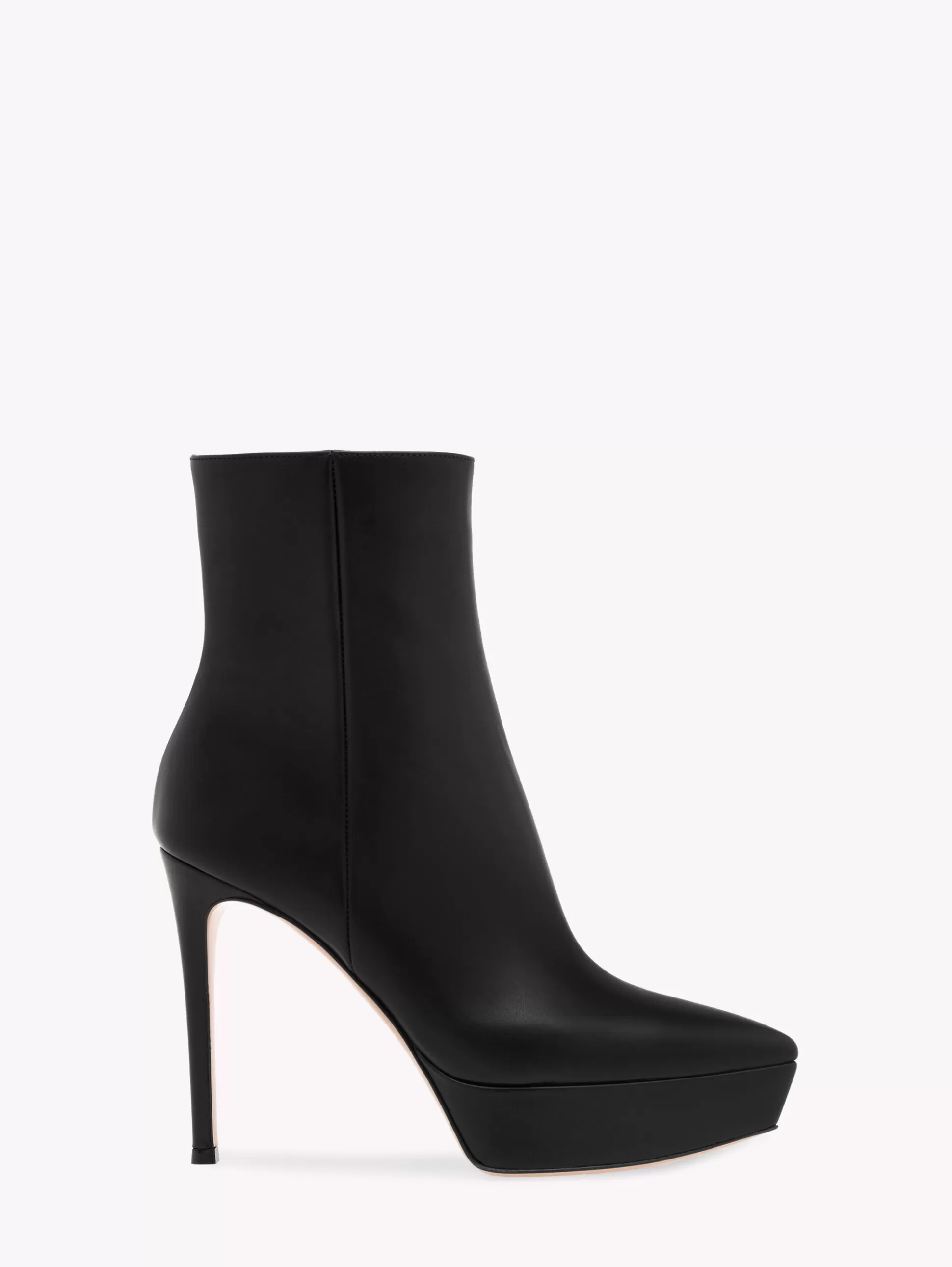 Gianvito Rossi Booties-DASHA BOOTIE BLACK LEATHER