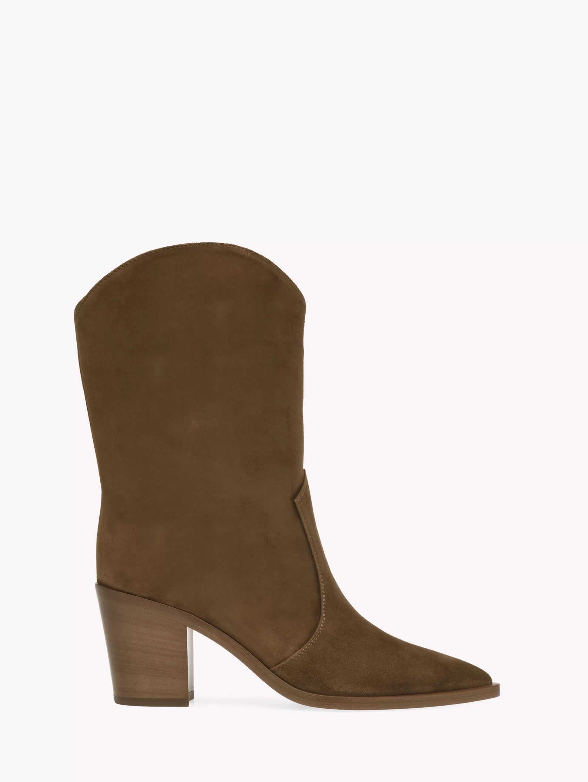 Gianvito Rossi Booties-DENVER BROWN