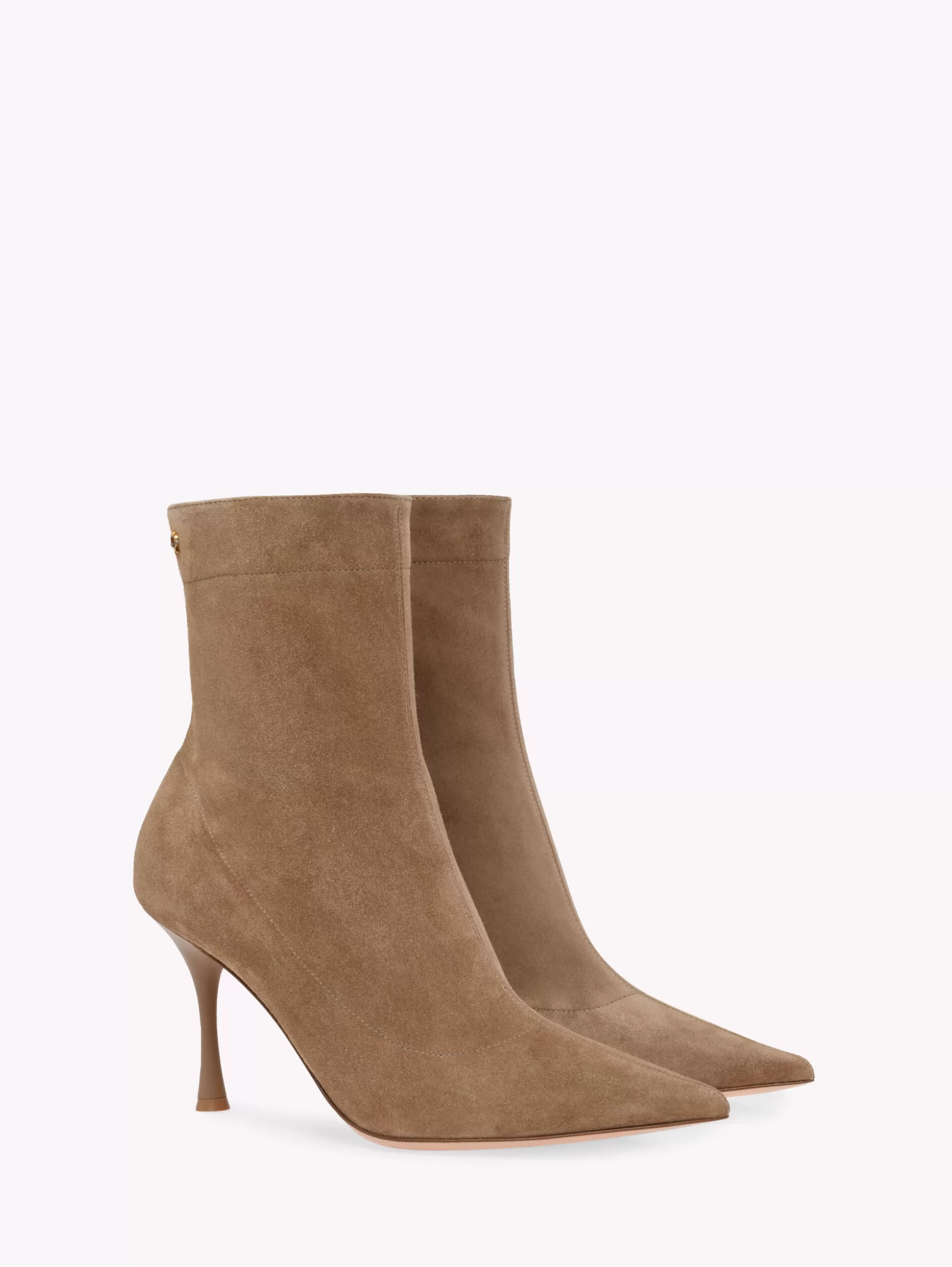 Gianvito Rossi Booties-DUNN BROWN