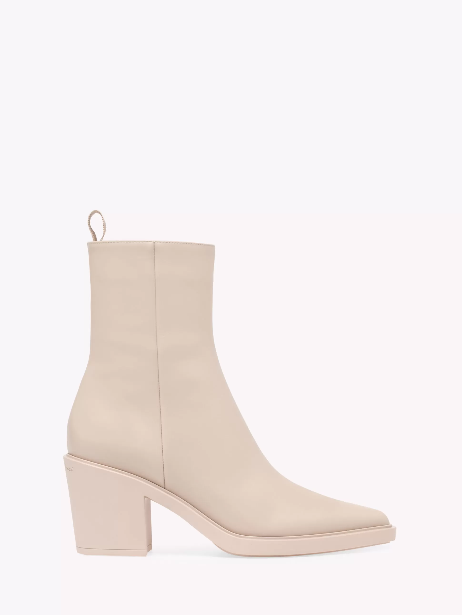 Gianvito Rossi Booties-DYLAN NEUTRALS