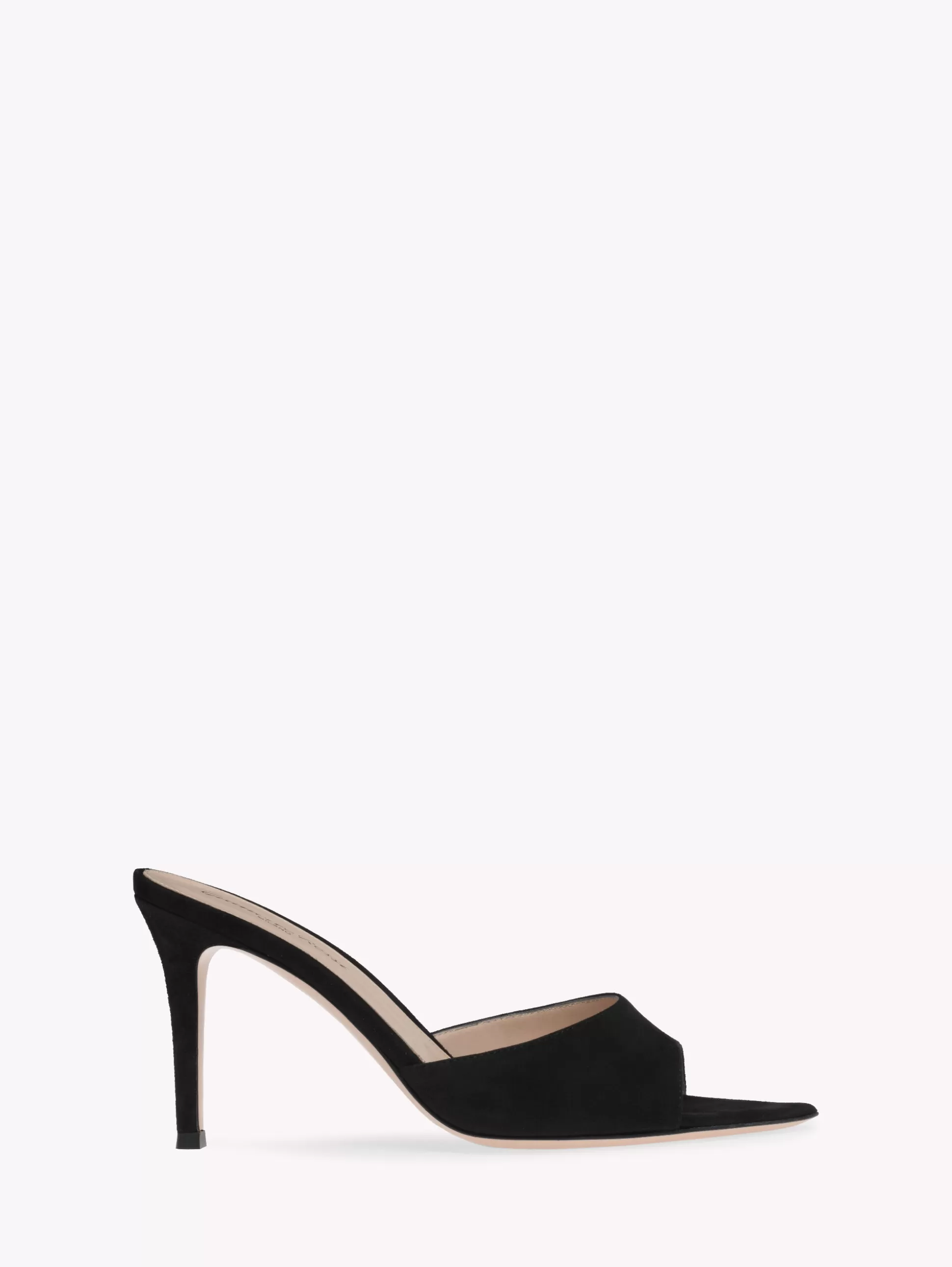 Gianvito Rossi Mules-ELLE 85 BLACK SUEDE