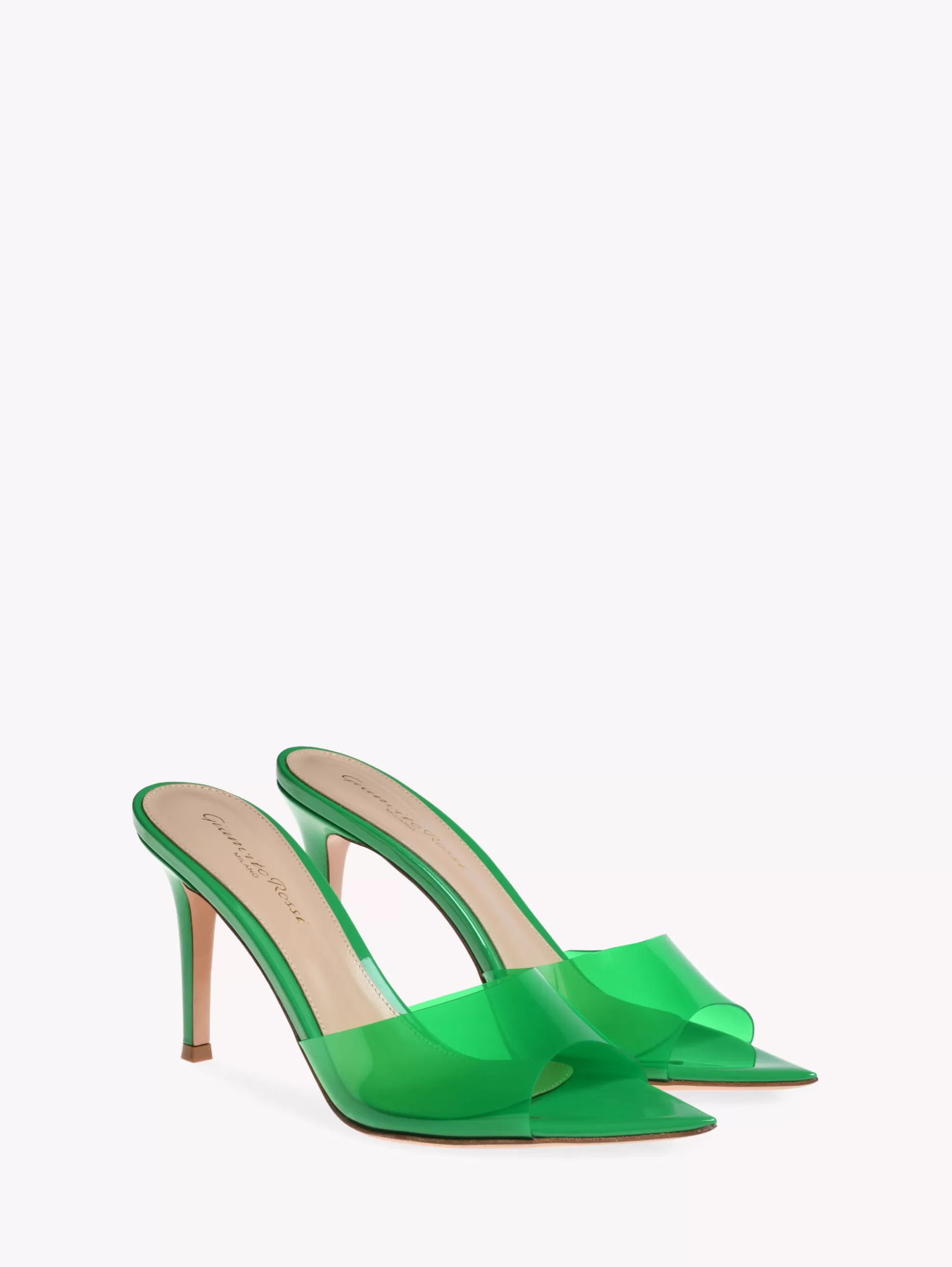 Gianvito Rossi Mules-ELLE 85 GREEN