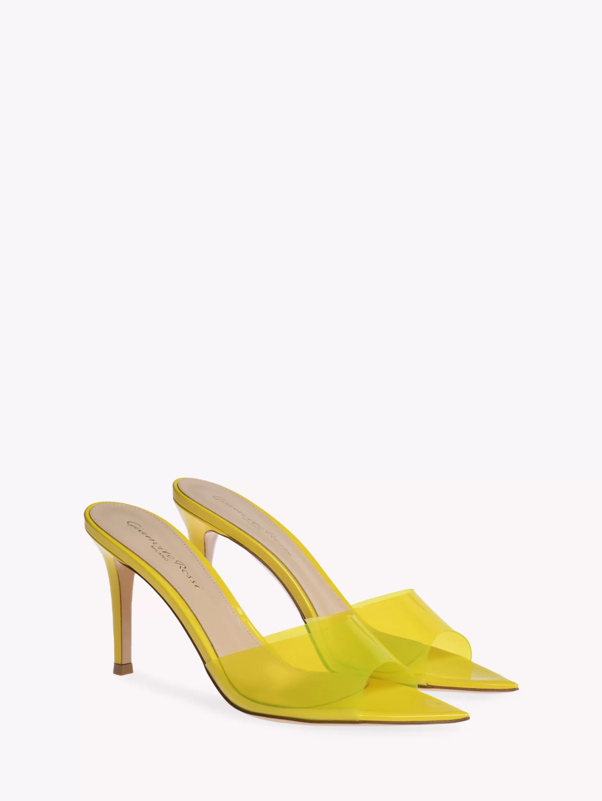 Gianvito Rossi Mules-ELLE 85 YELLOW