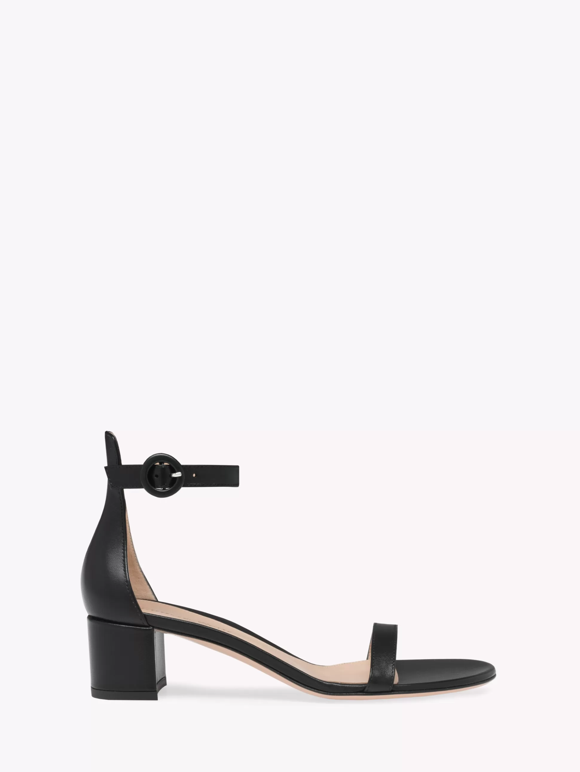 Gianvito Rossi Sandals-GAETA 45 BLACK LEATHER