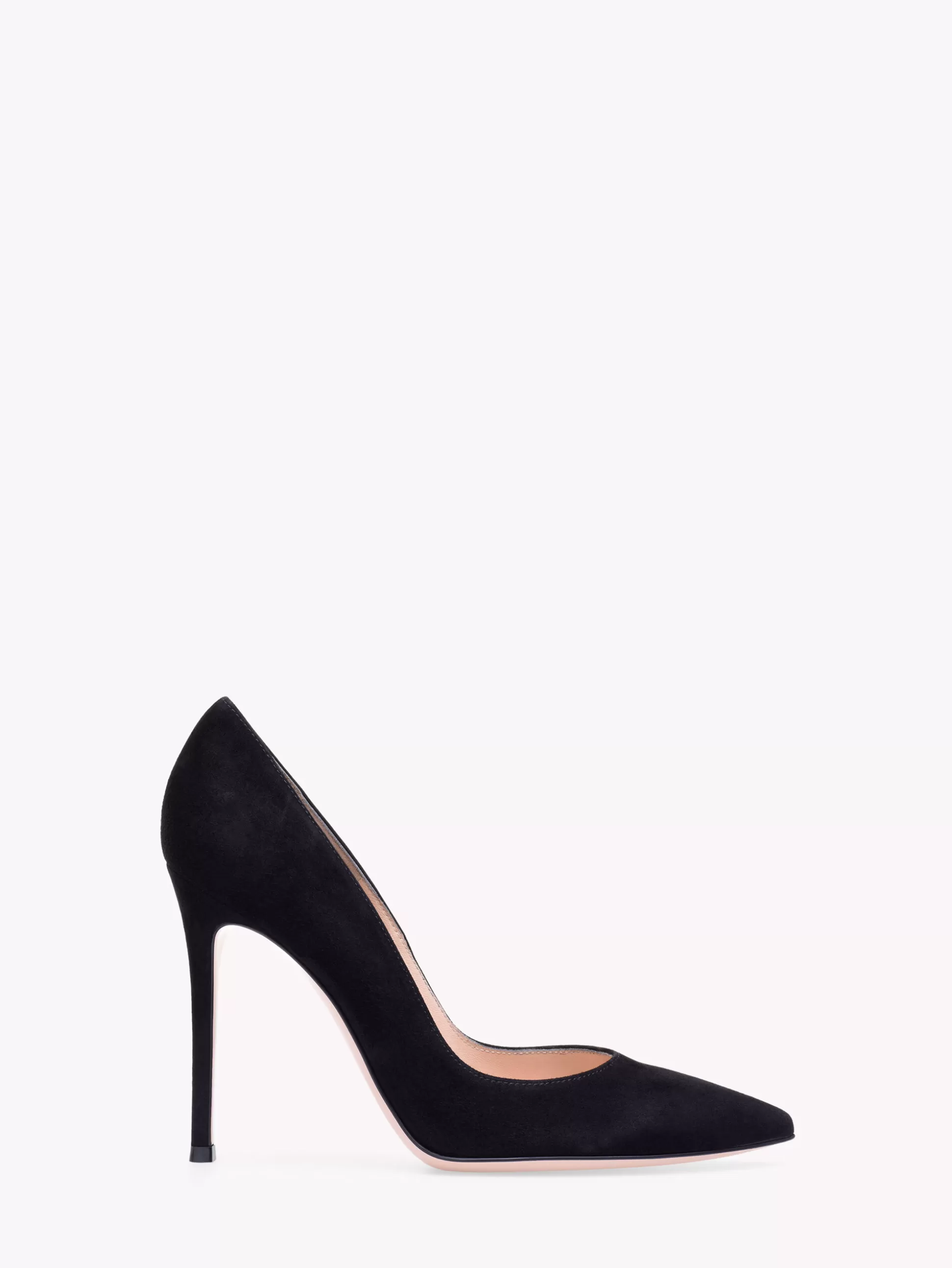 Gianvito Rossi Pumps | Signatures-GIANVITO 105 BLACK SUEDE