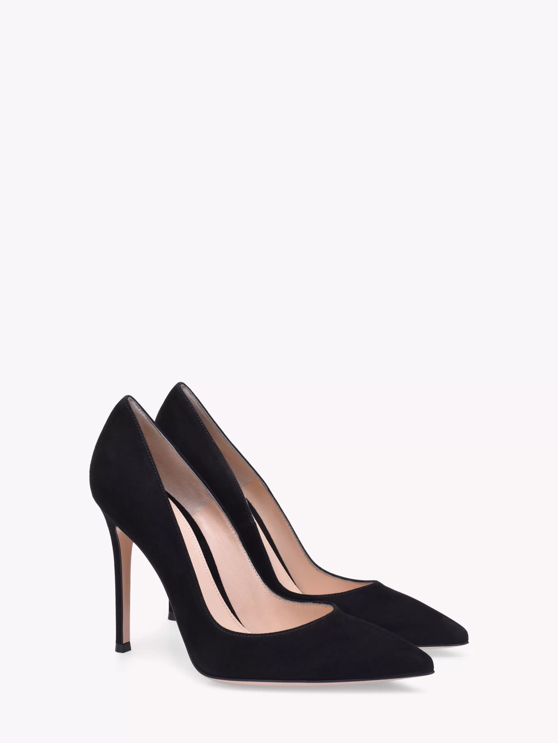 Gianvito Rossi Pumps | Signatures-GIANVITO 105 BLACK SUEDE