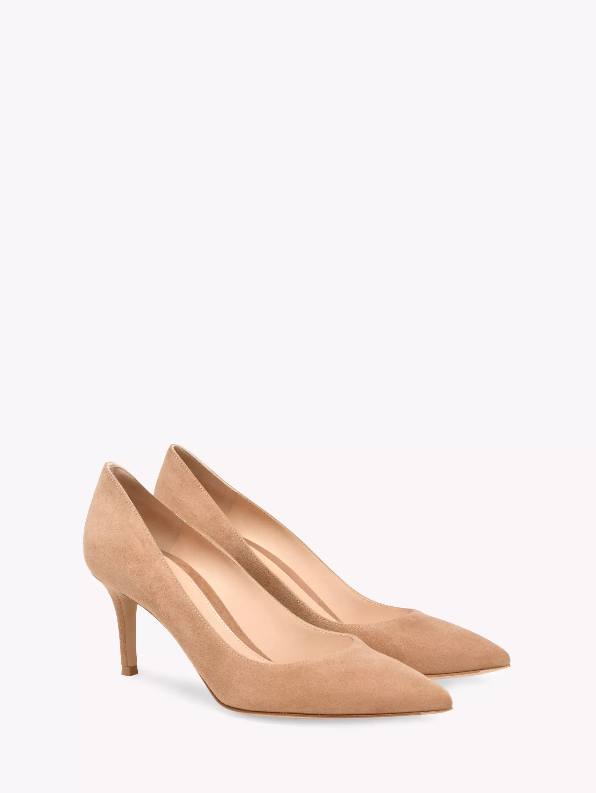 Gianvito Rossi Pumps-GIANVITO 70 PRALINE PINK SUEDE