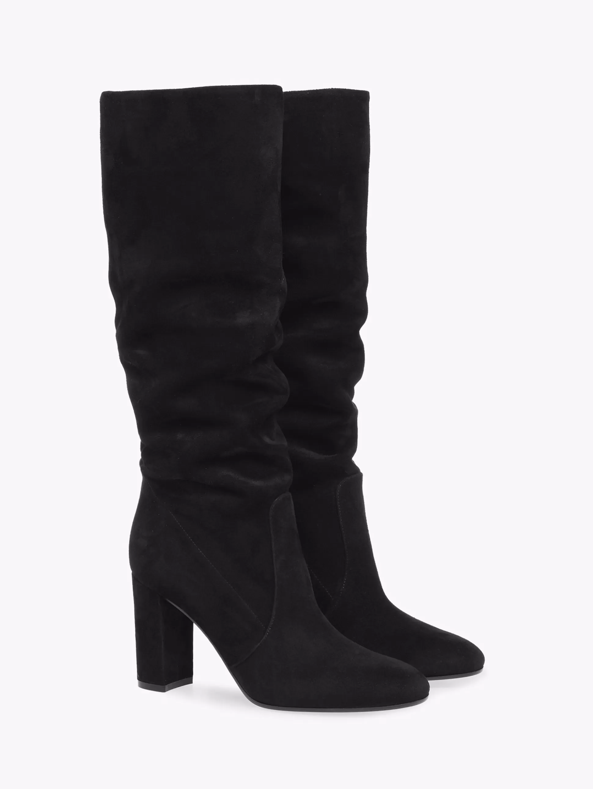 Gianvito Rossi Boots-GLEN BLACK SUEDE