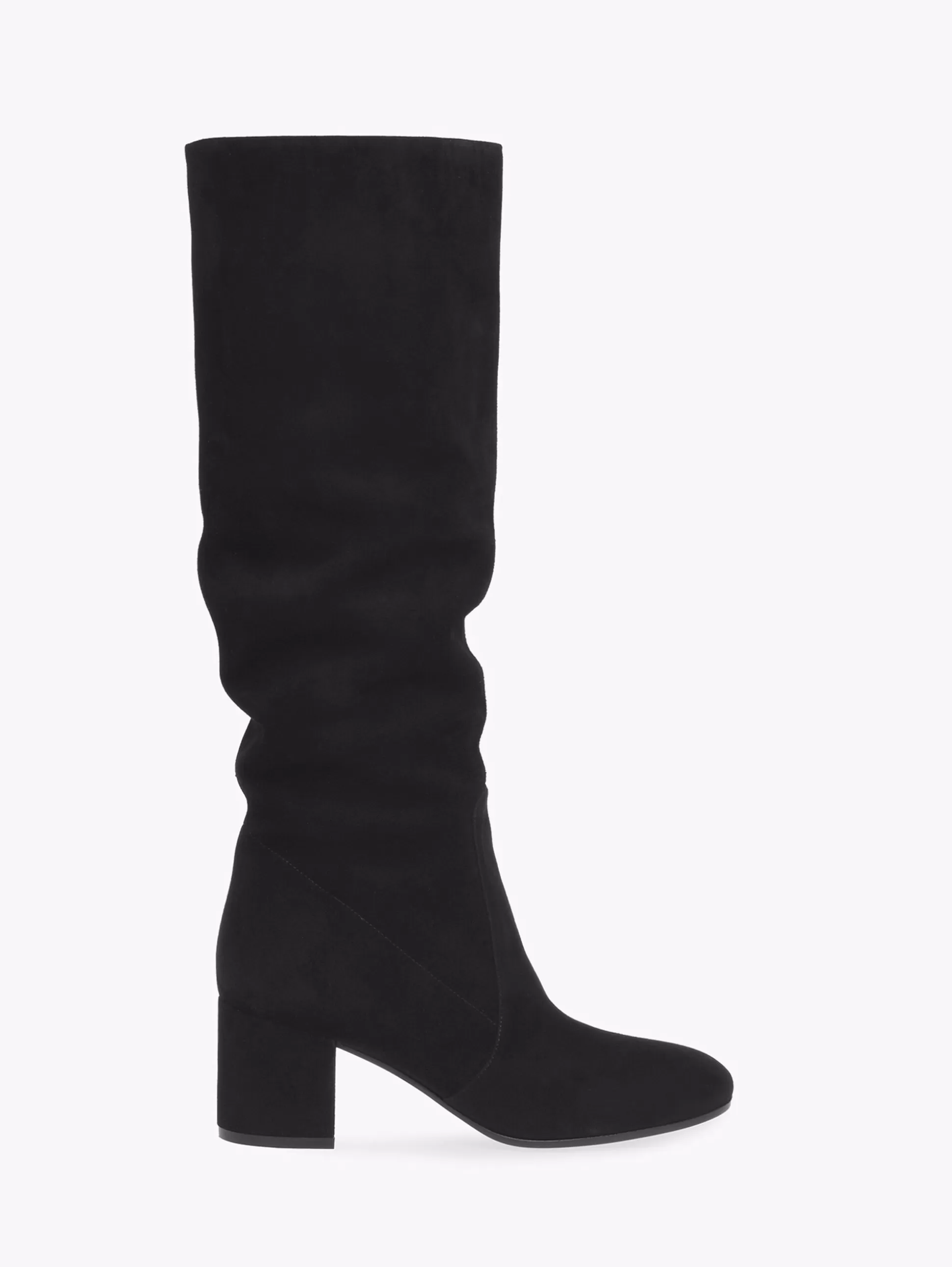 Gianvito Rossi Boots-GLEN 60 BLACK SUEDE