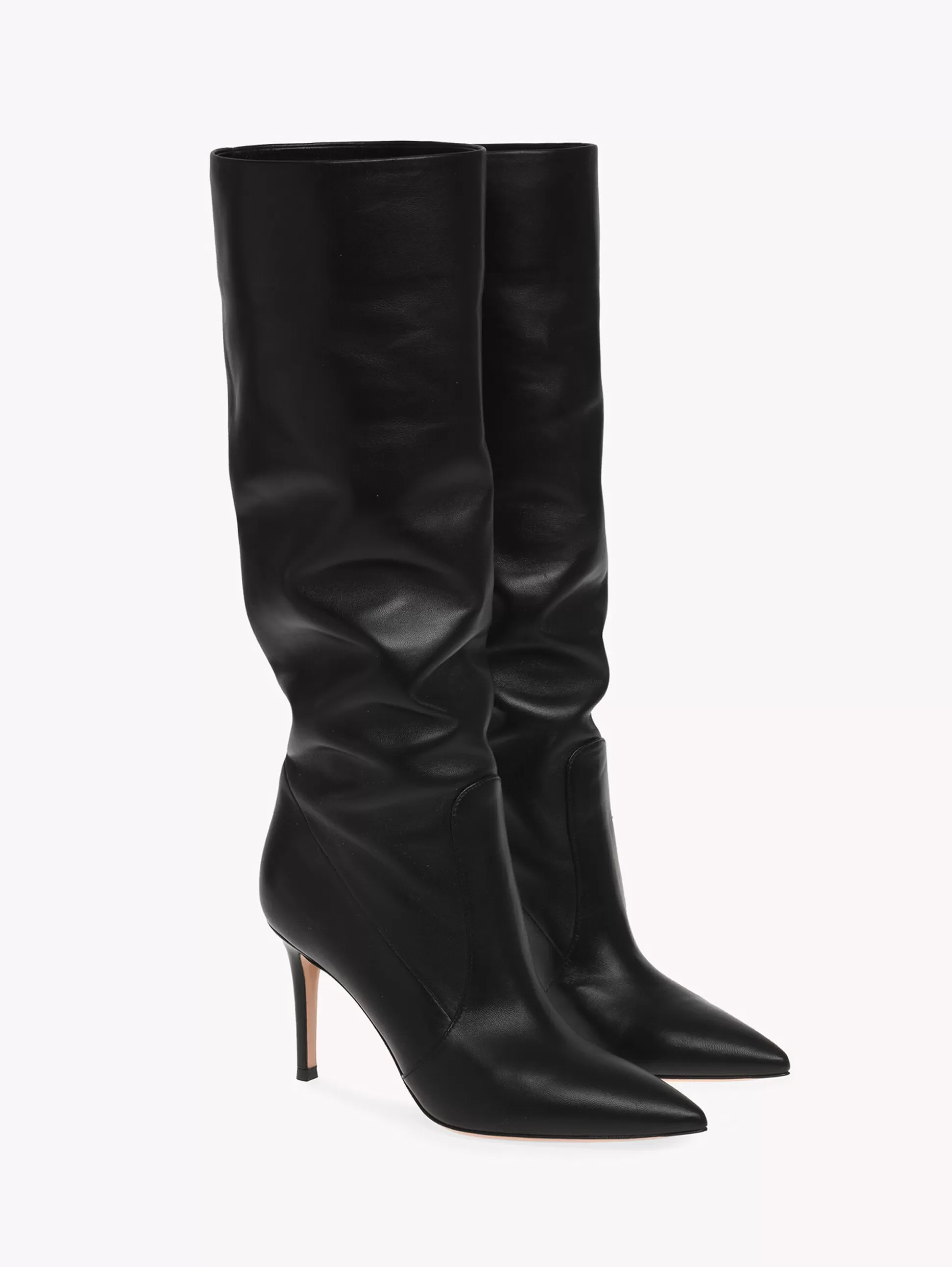 Gianvito Rossi Boots | Signatures-HANSEN BLACK LEATHER