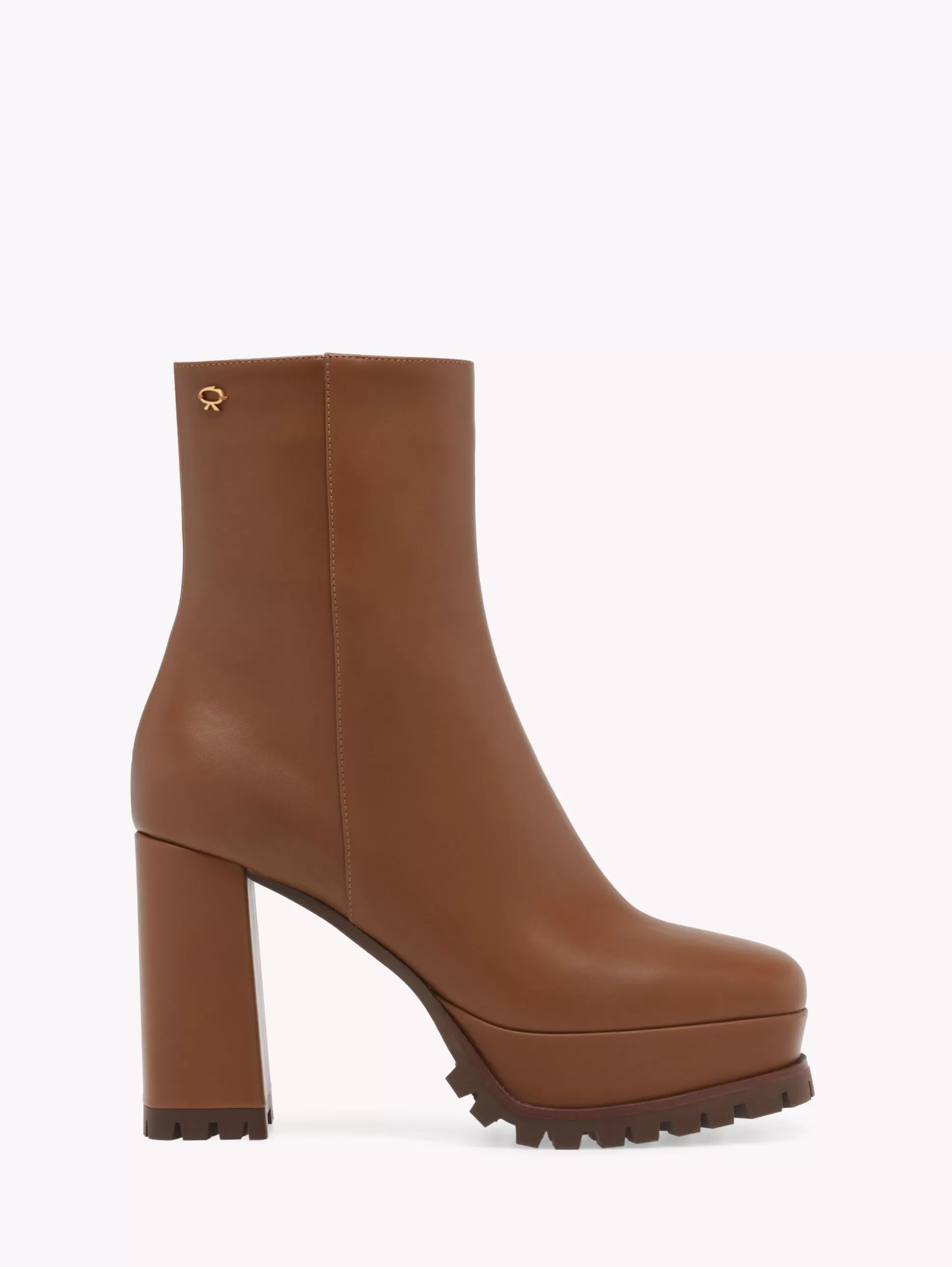 Gianvito Rossi Booties-HARLEM BROWN