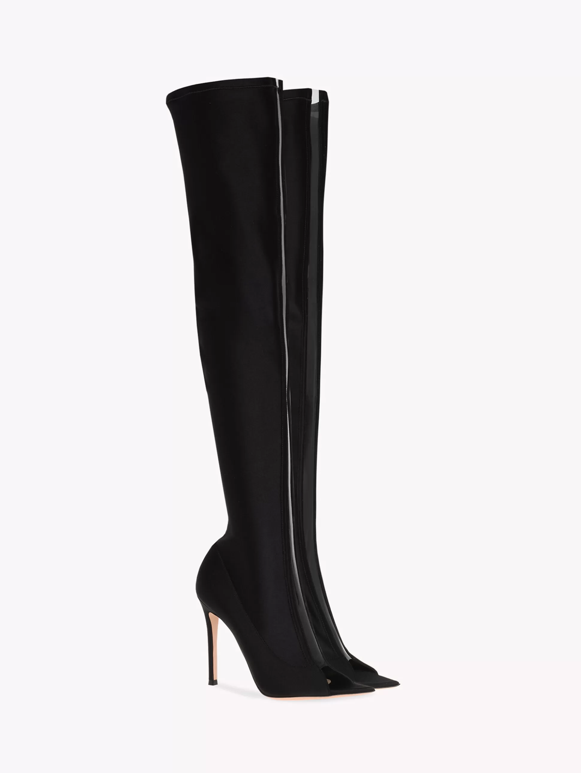 Gianvito Rossi Boots-HIROKO CUISSARD BLACK