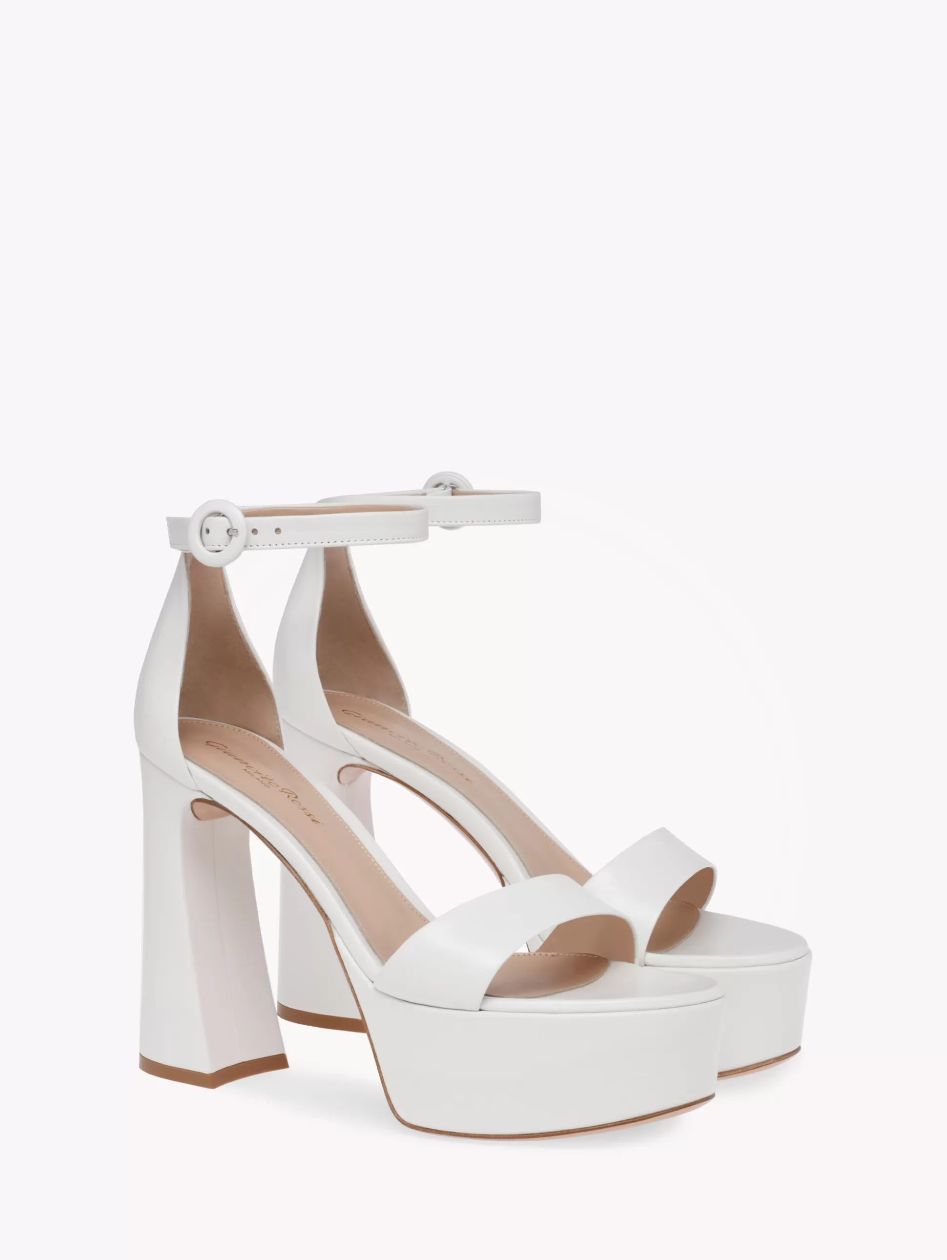 Gianvito Rossi Sandals | A MODERN FAIRYTALE-HOLLY WHITE LEATHER