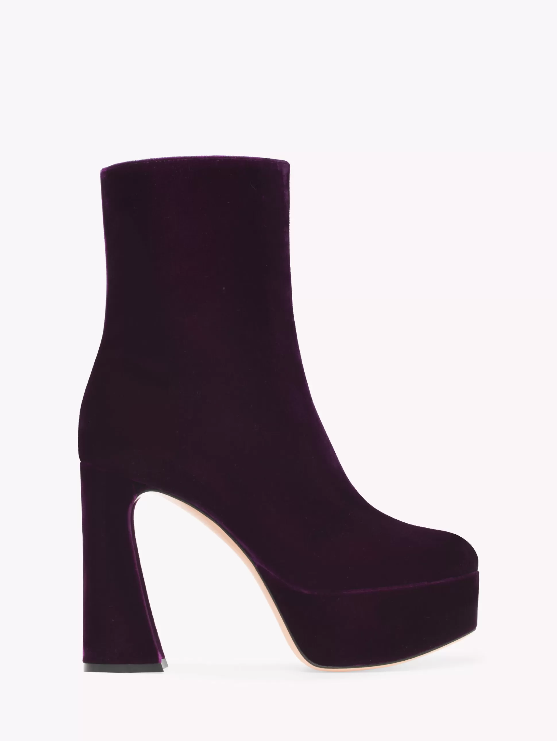 Gianvito Rossi Booties-HOLLY BOOTIE PURPLE