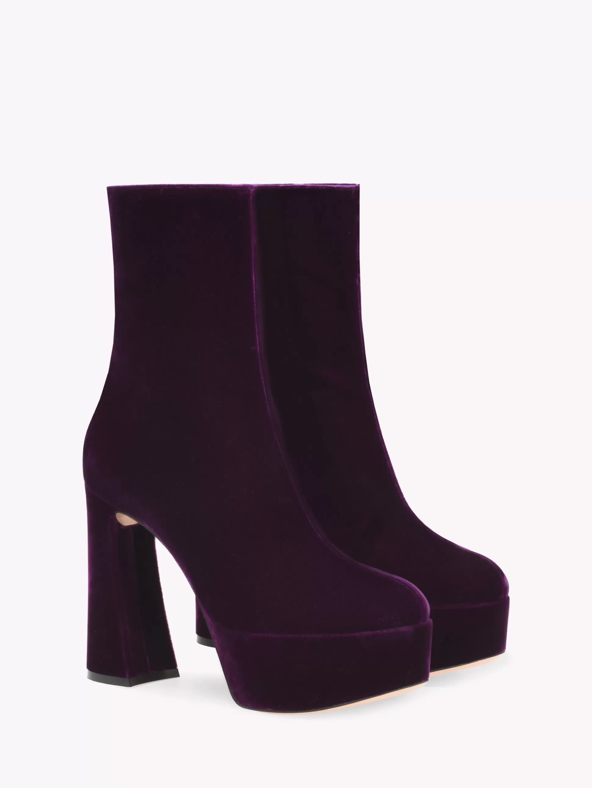 Gianvito Rossi Booties-HOLLY BOOTIE PURPLE