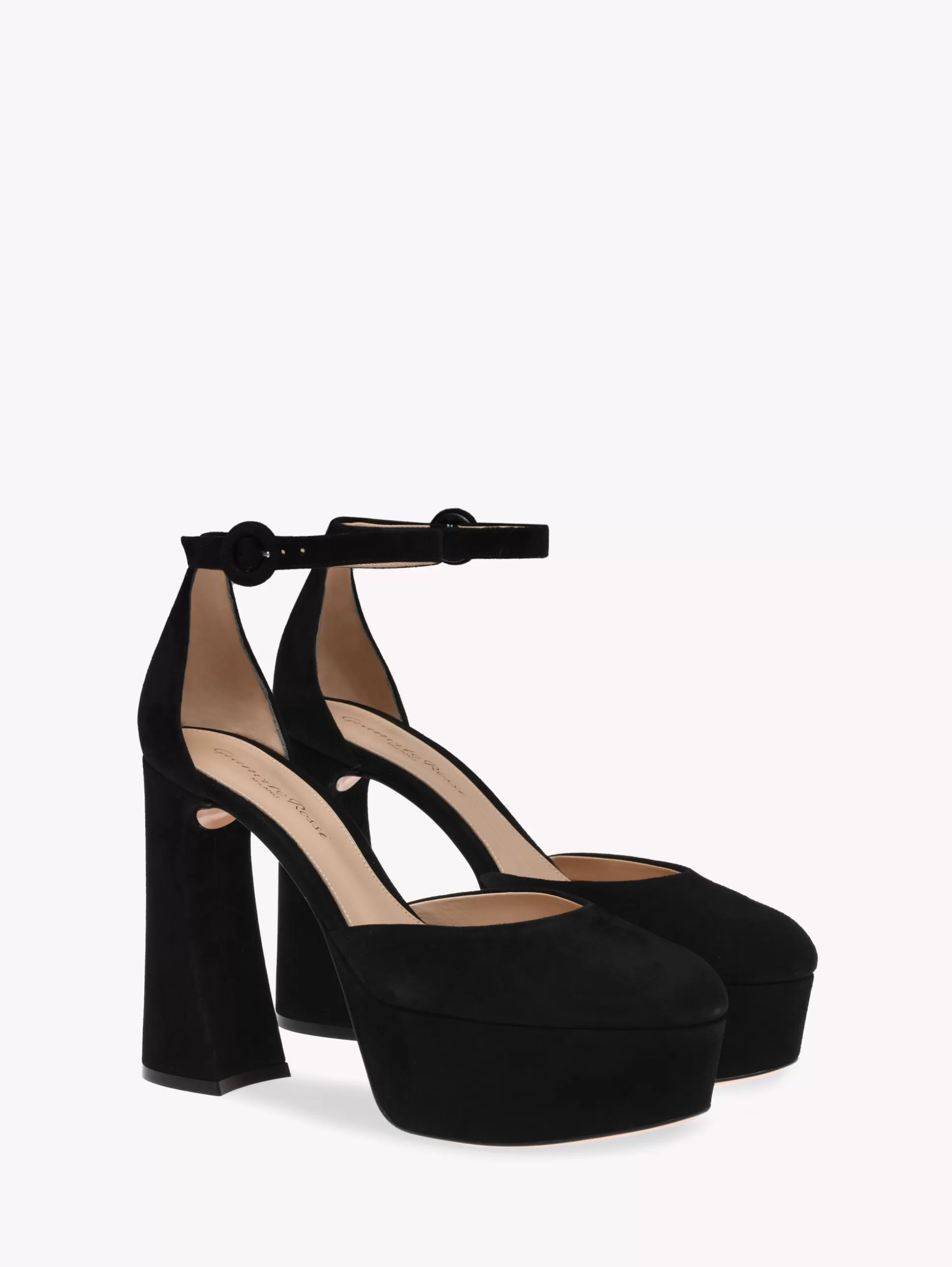 Gianvito Rossi Pumps-HOLLY D'ORSAY BLACK SUEDE