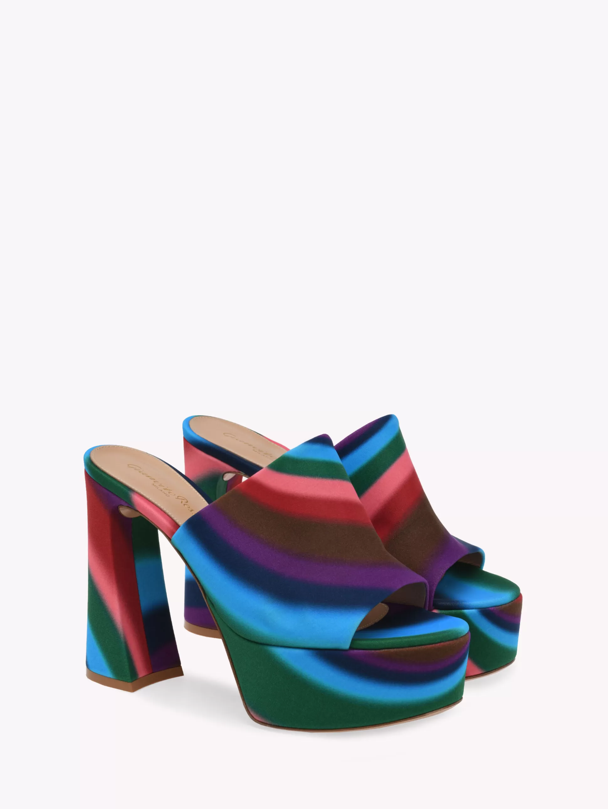 Gianvito Rossi Mules-HOLLY MULE MULTICOLOR