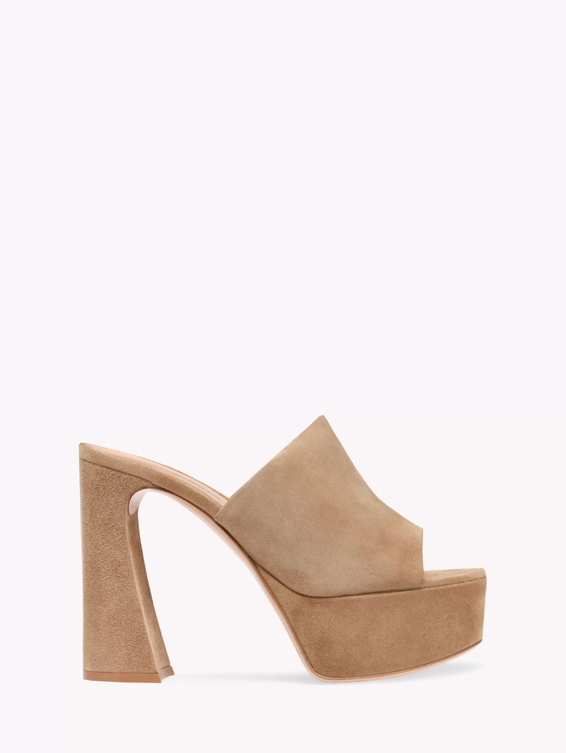 Gianvito Rossi Mules-HOLLY MULE BROWN