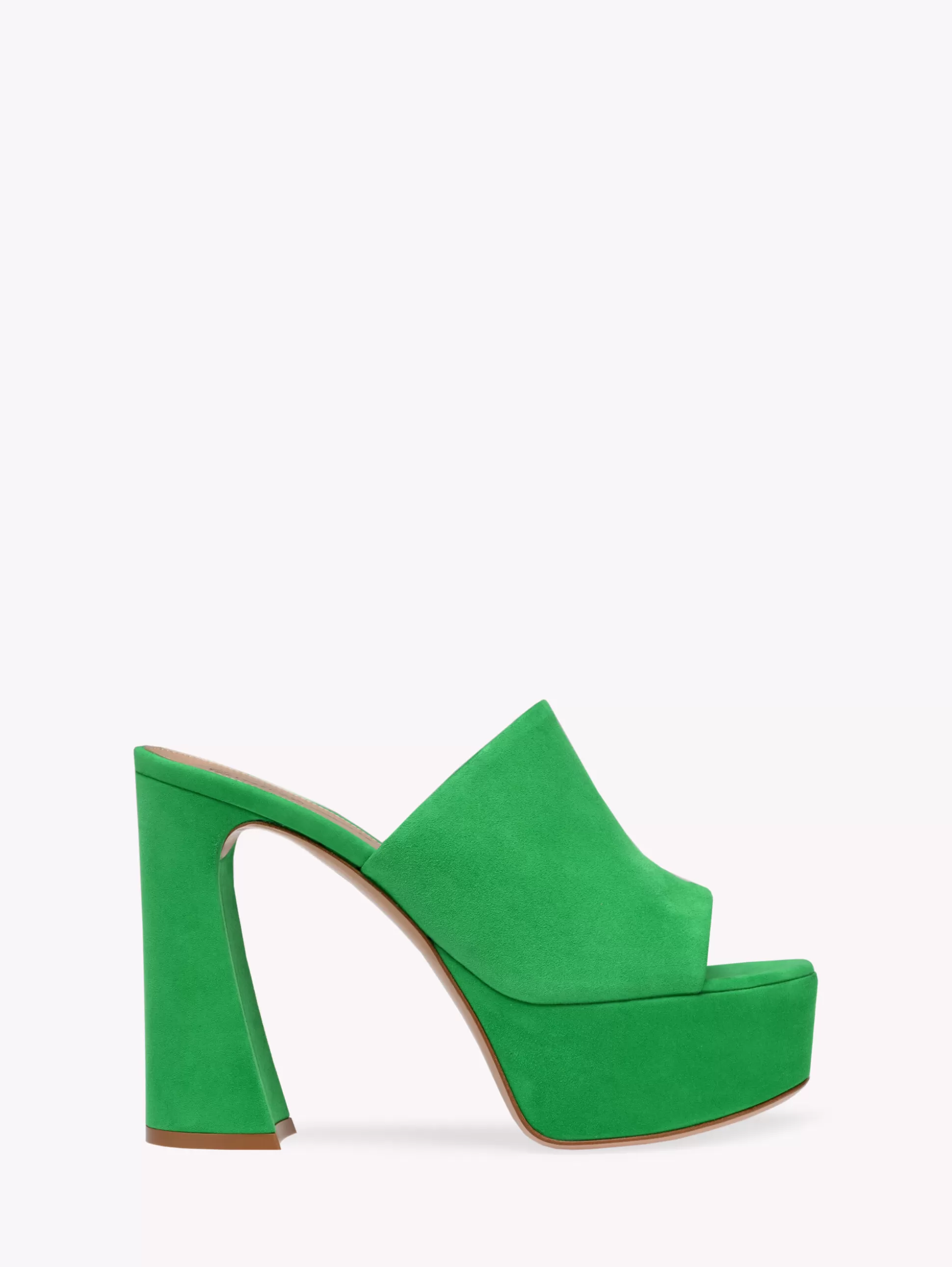 Gianvito Rossi Mules-HOLLY MULE GREEN SUEDE