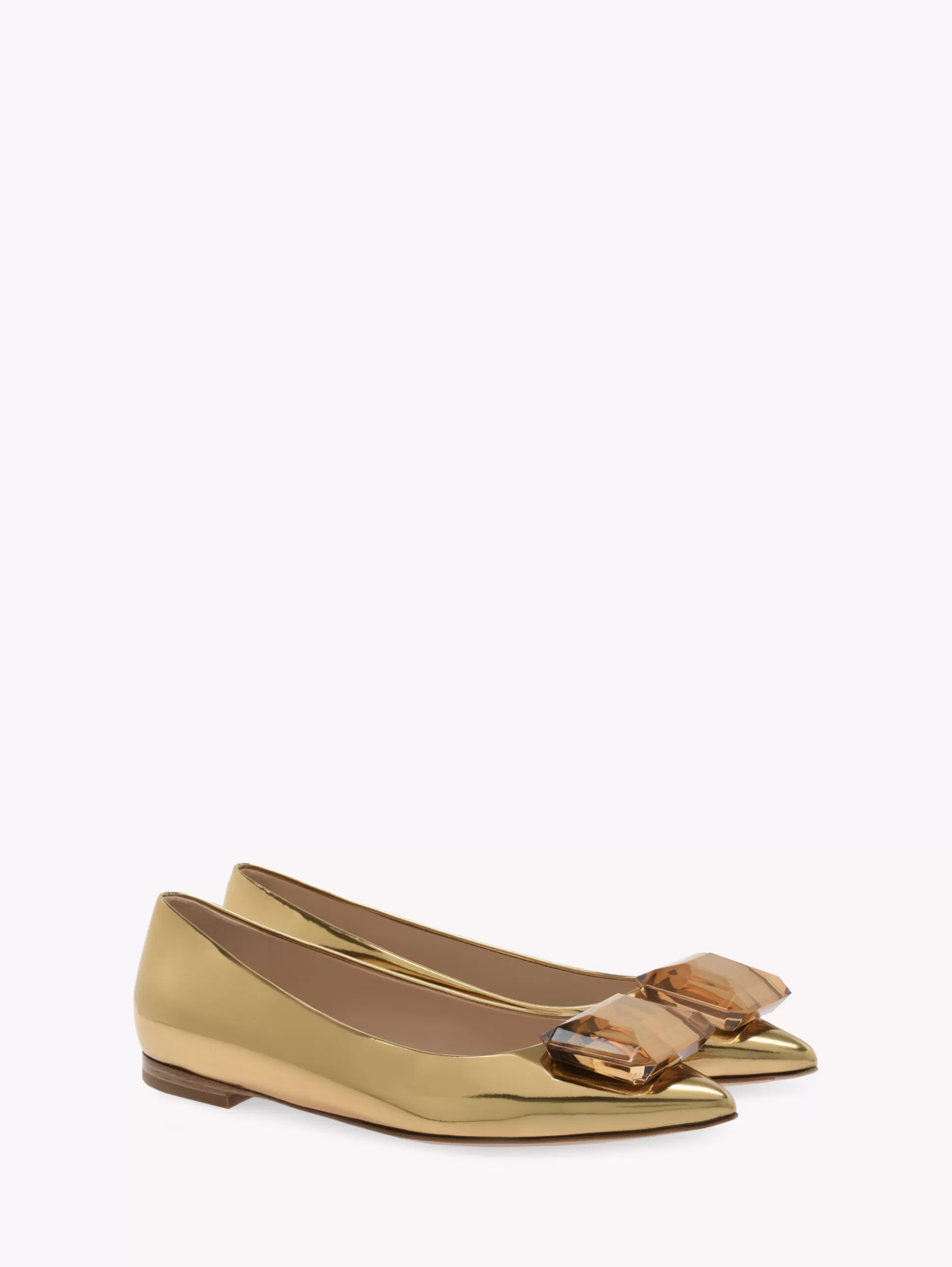 Gianvito Rossi Flats-JAIPUR 05 GOLD