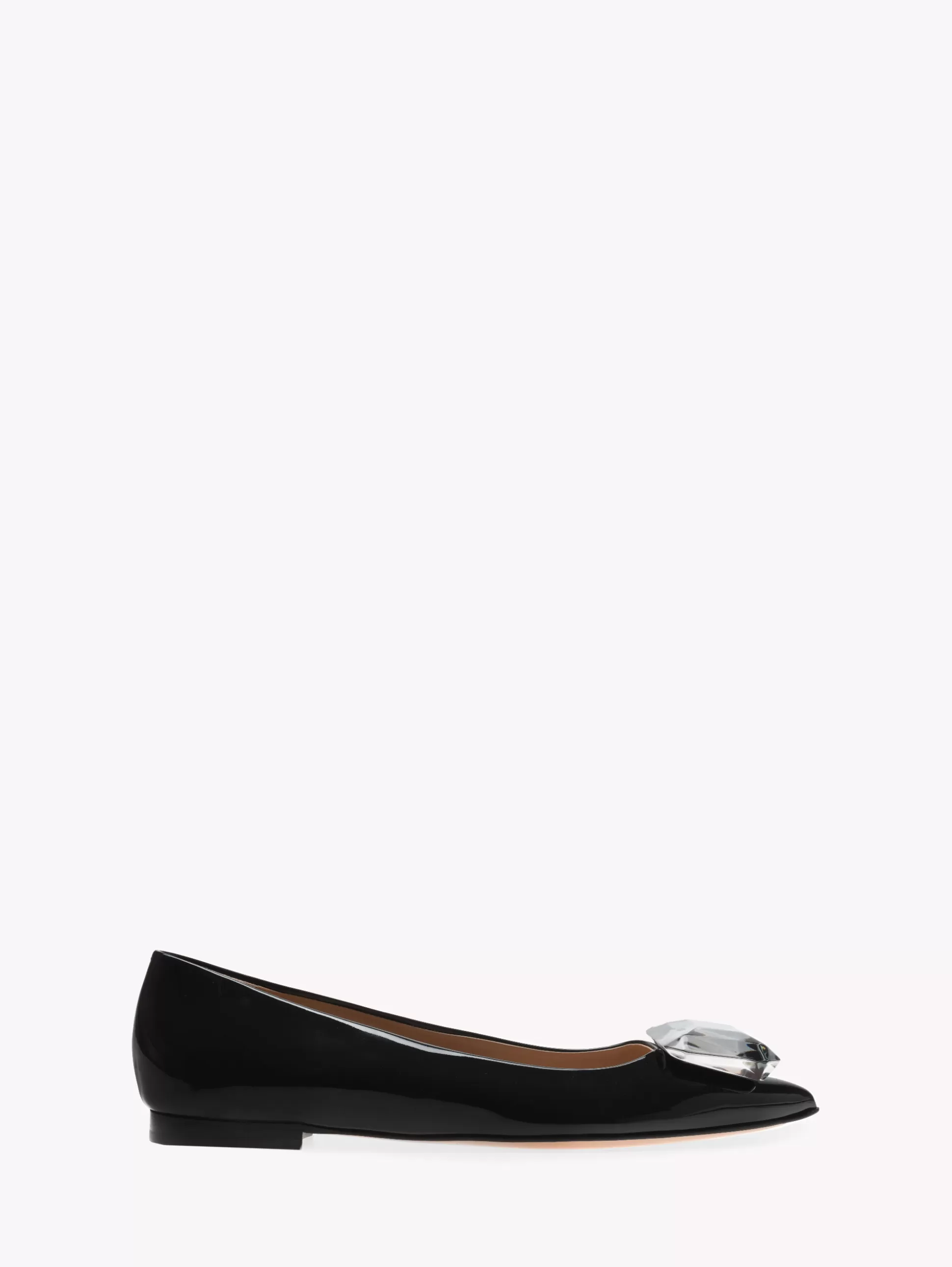 Gianvito Rossi Flats | Jaipur-JAIPUR 05 BLACK PATENT