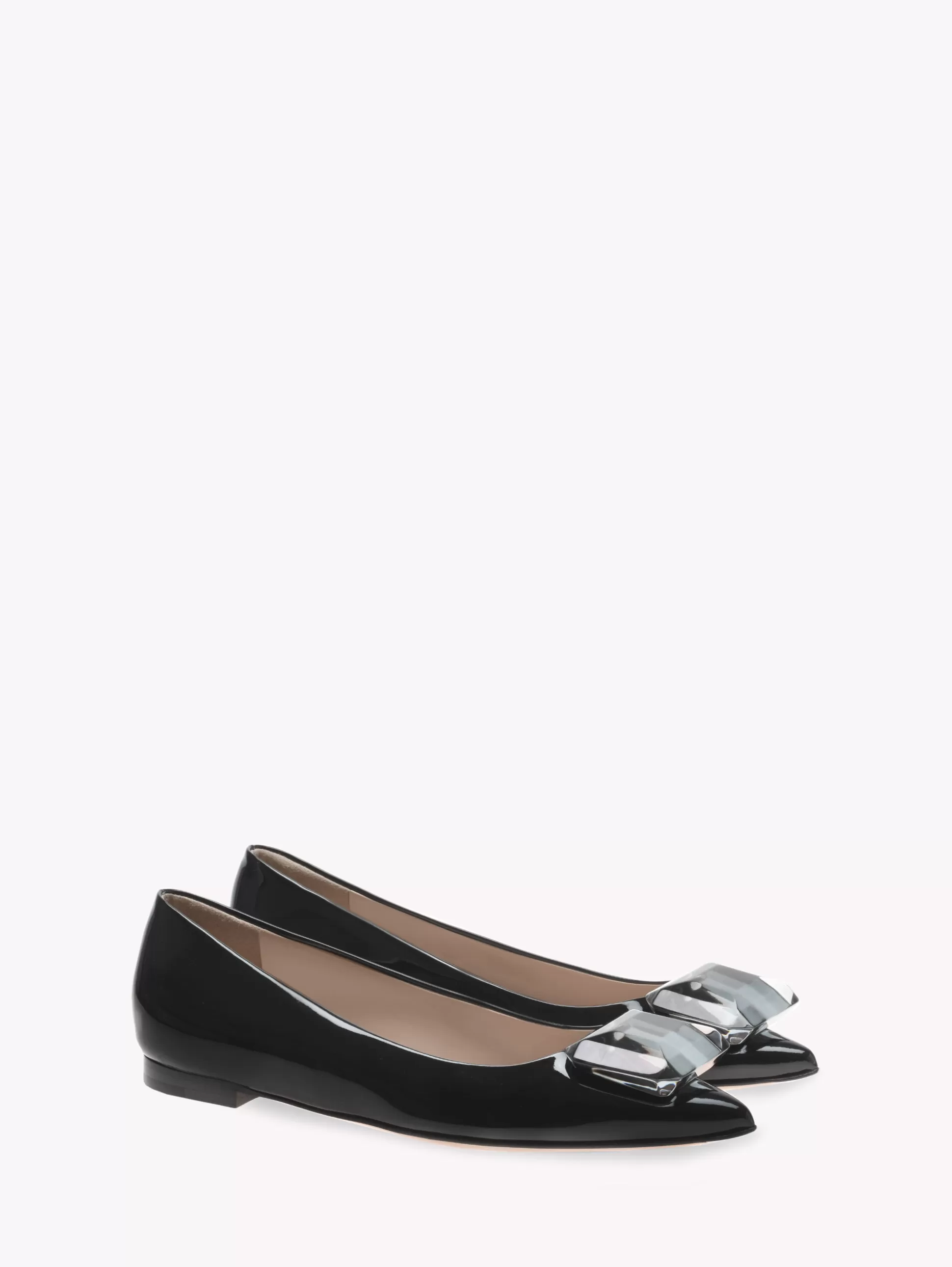 Gianvito Rossi Flats | Jaipur-JAIPUR 05 BLACK PATENT