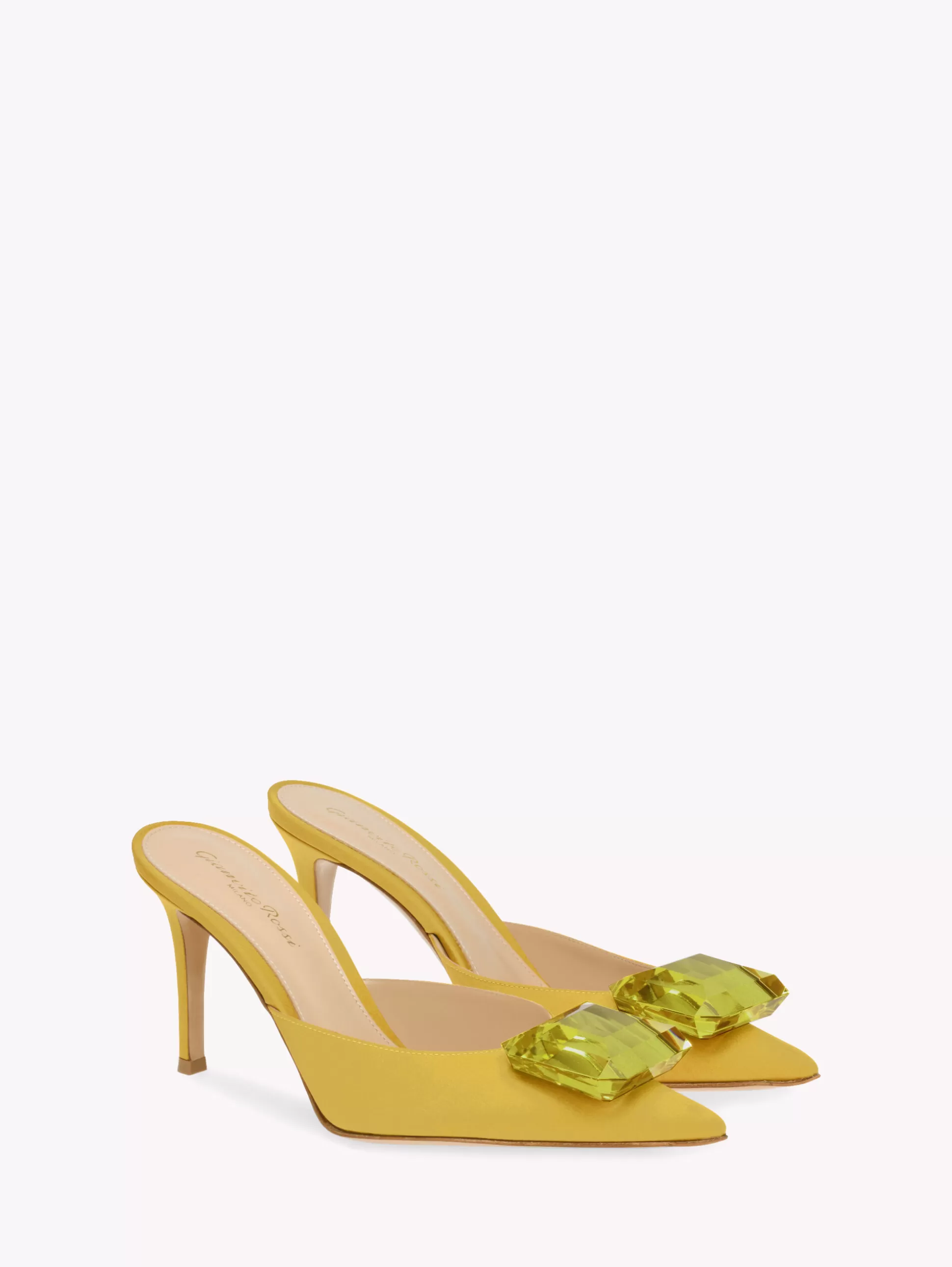 Gianvito Rossi Mules-JAIPUR MULE 85 YELLOW