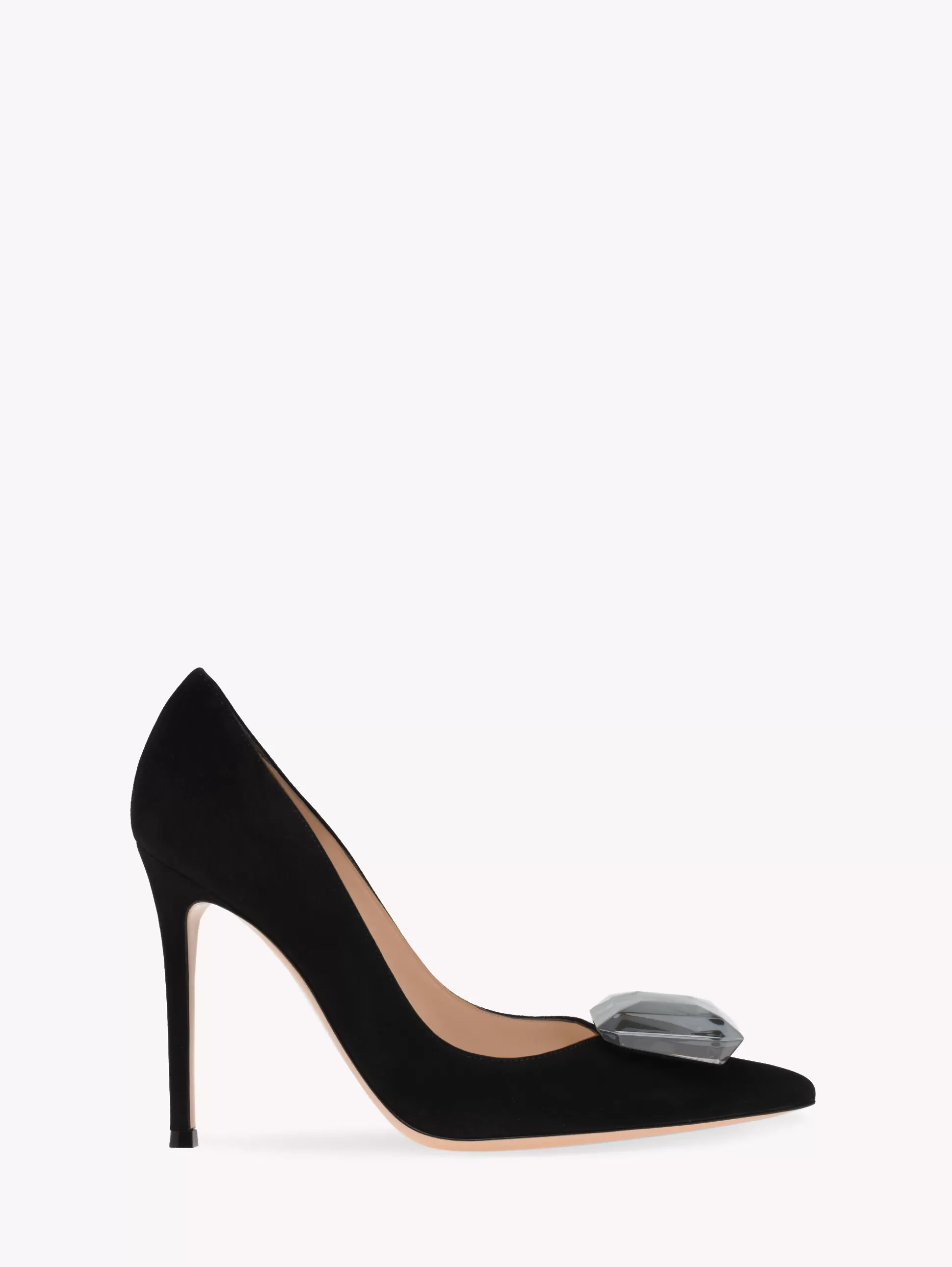 Gianvito Rossi Pumps | Jaipur-JAIPUR PUMP BLACK SUEDE