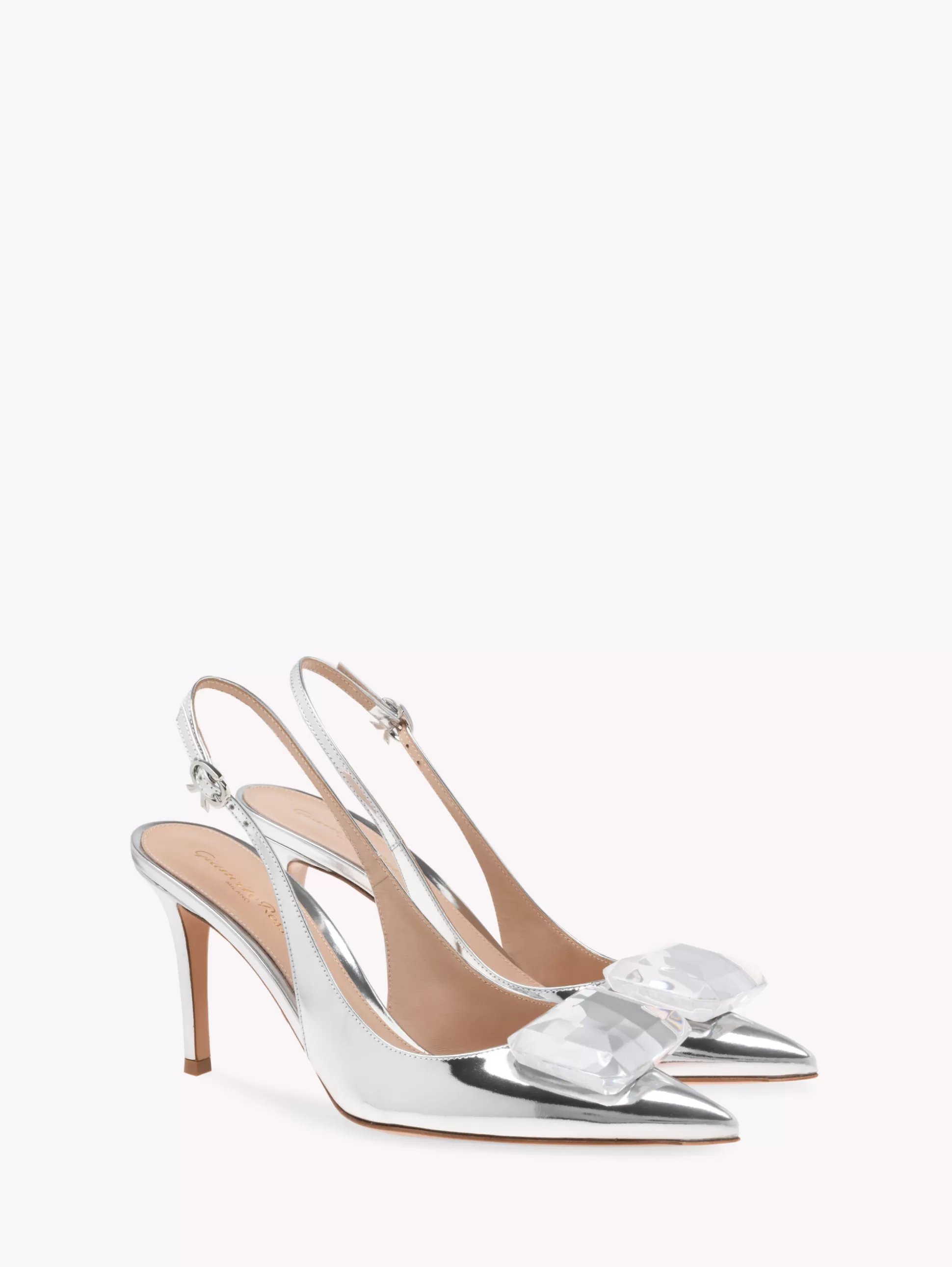 Gianvito Rossi Pumps | Jaipur-JAIPUR SLING SILVER